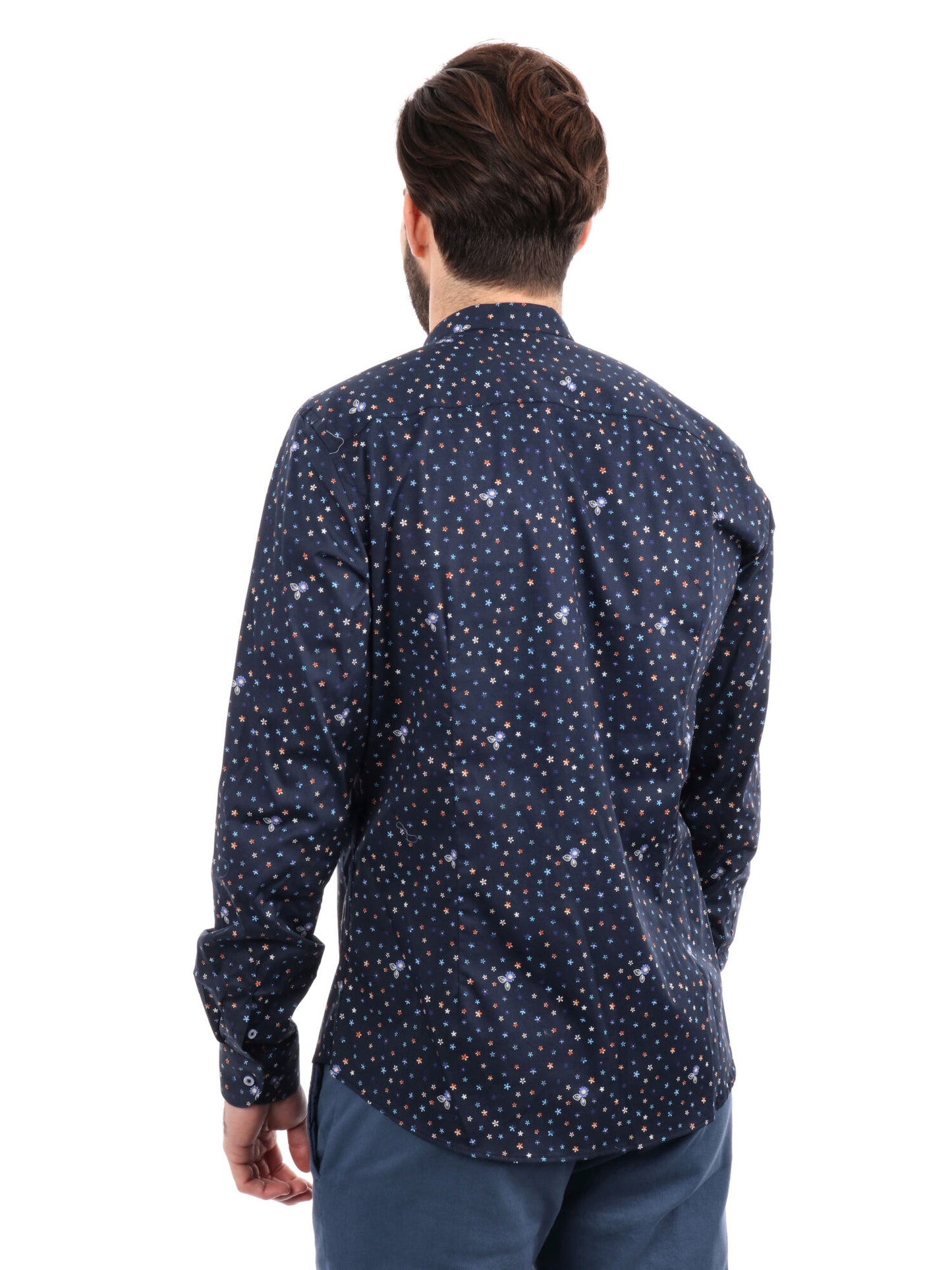 CAMICIA BATTISTA COREA FB UOMO BLU