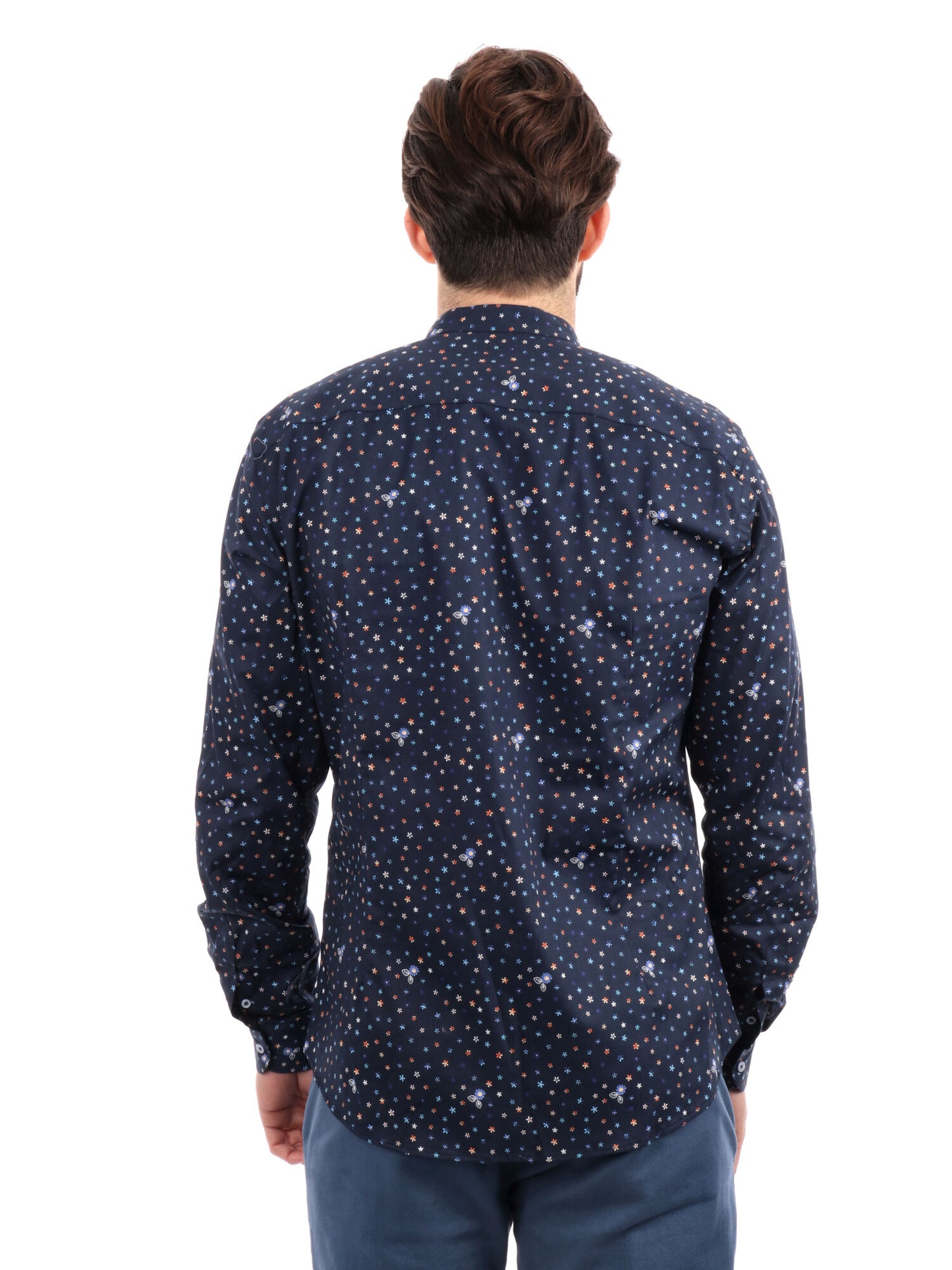 CAMICIA BATTISTA COREA FB UOMO BLU
