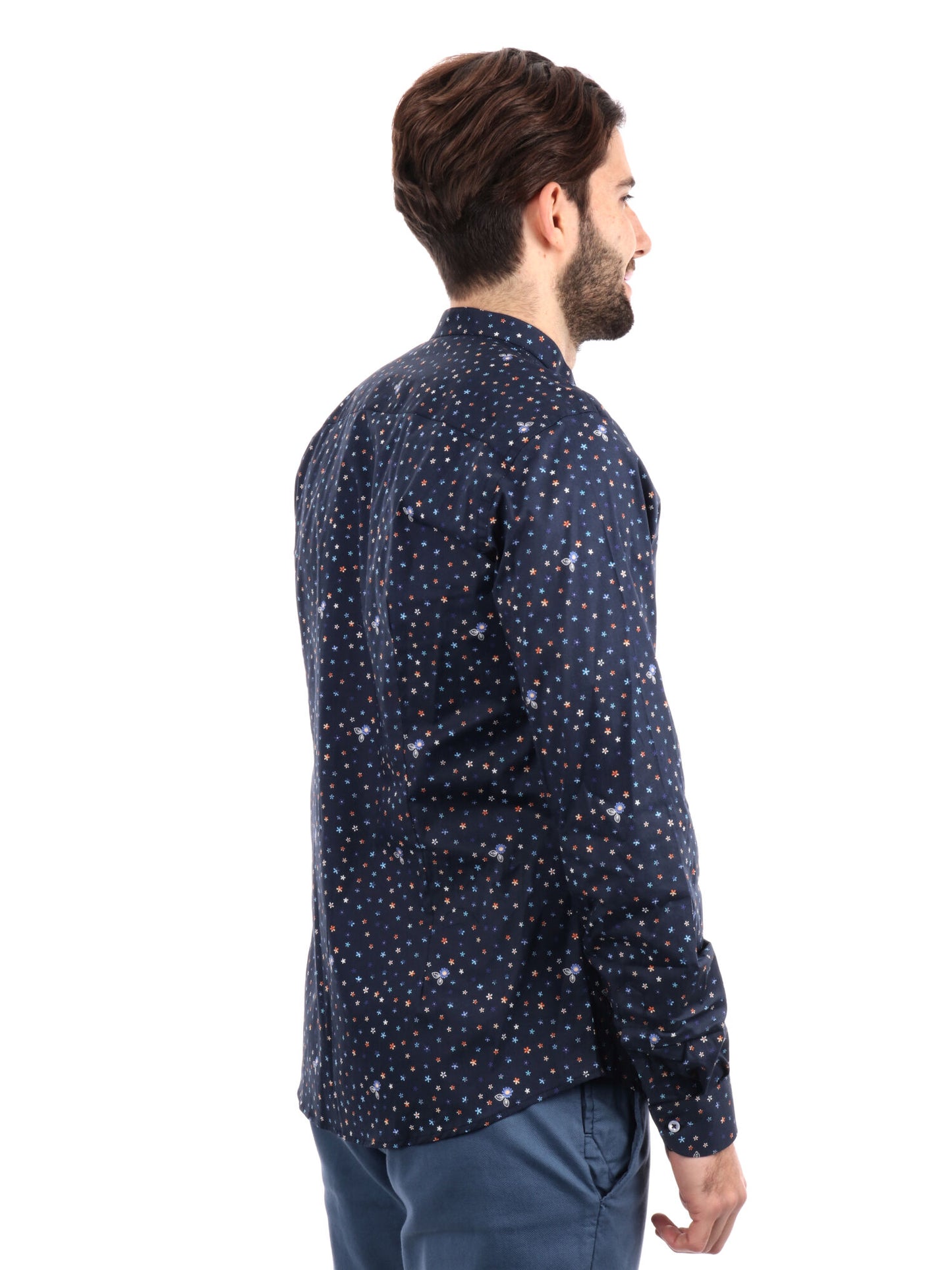 CAMICIA BATTISTA COREA FB UOMO BLU
