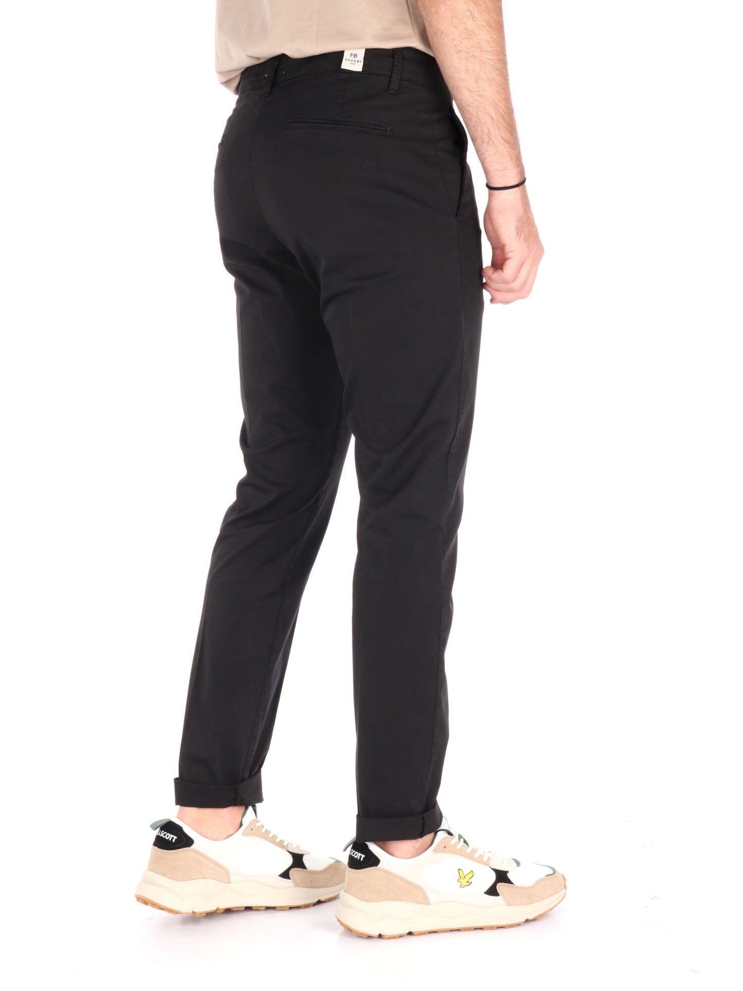 PANTALONE CHINO BONGO FB UOMO NERO