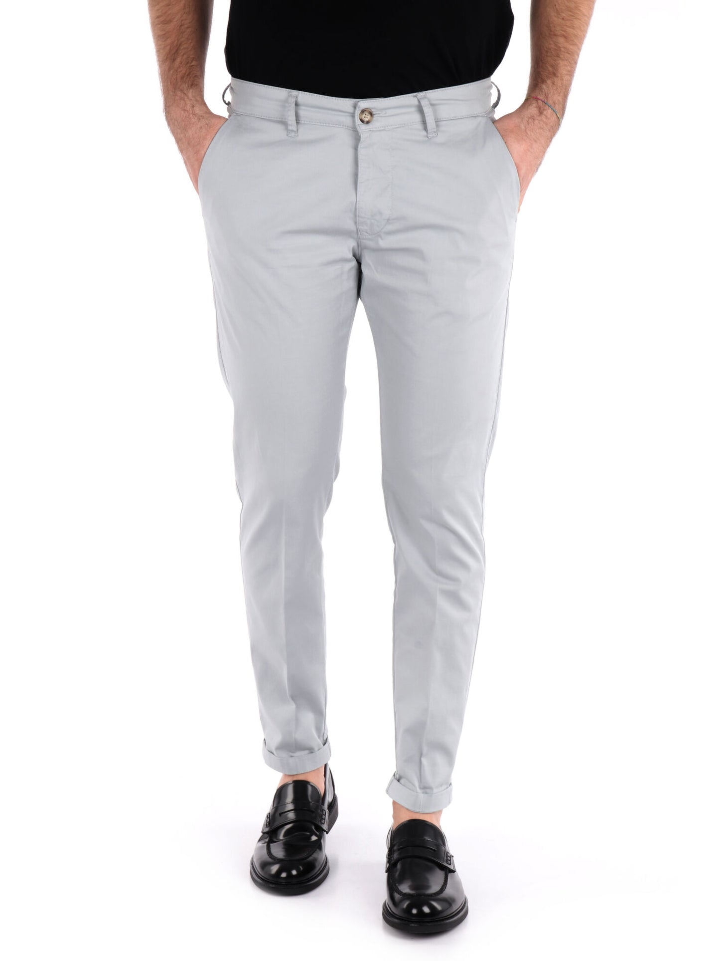 PANTALONE CHINO BONGO FB UOMO PERLA