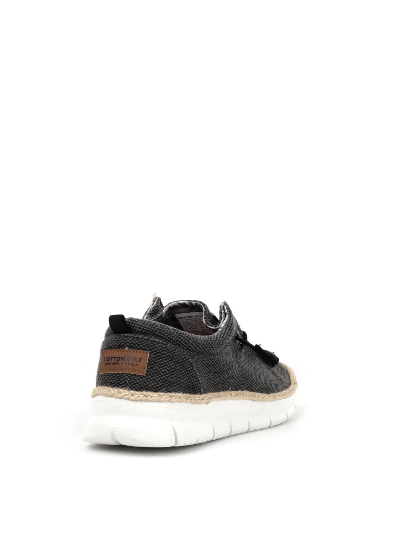 COTTON BELT SLIPON - NERO