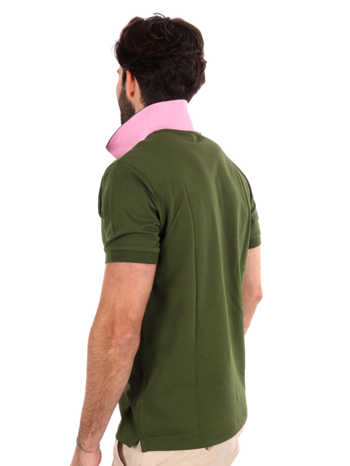 POLO SUN68 UOMO VERDE MILITARE