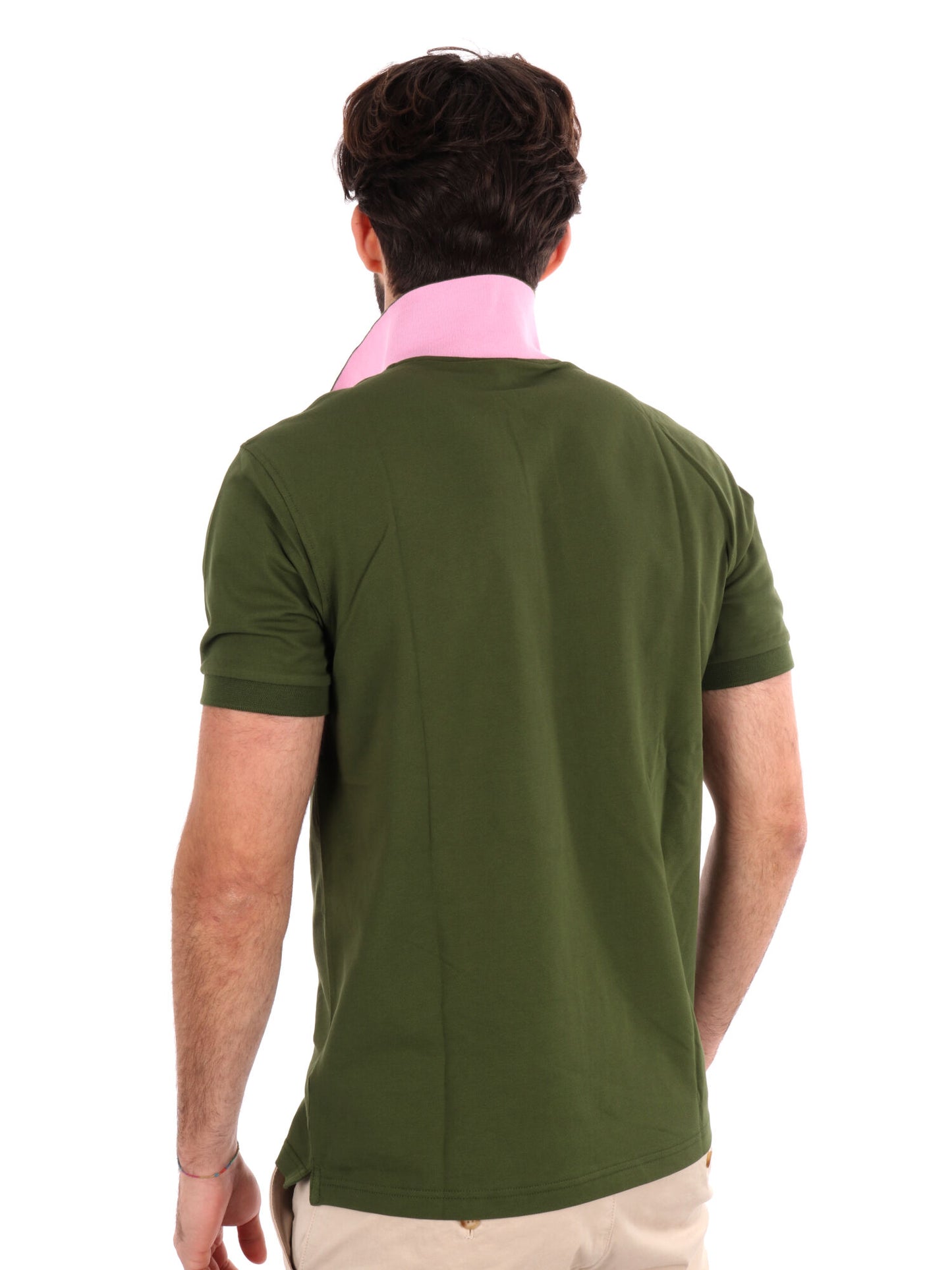 POLO SUN68 UOMO VERDE MILITARE