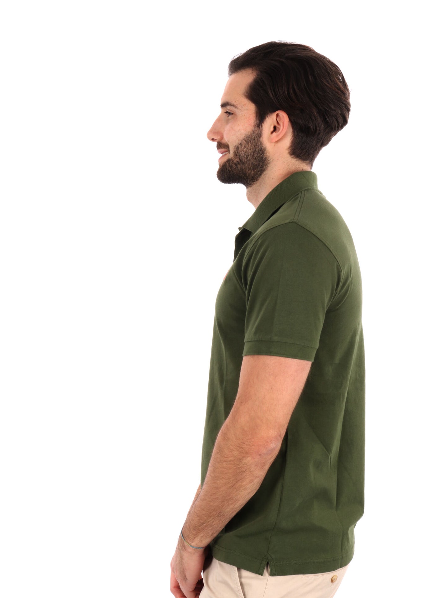 POLO IN JERSEY SUN68 UOMO VERDE MILITARE
