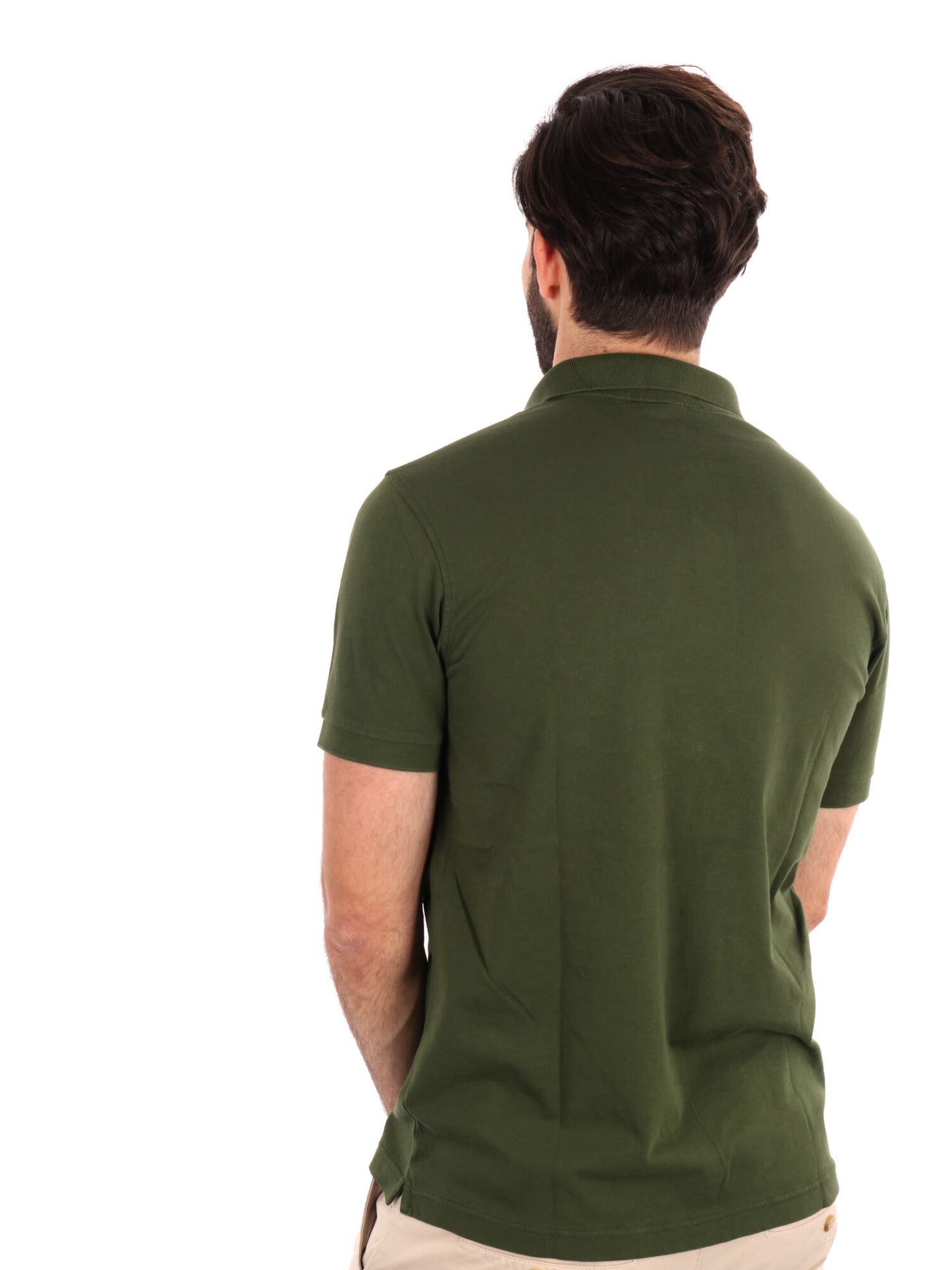POLO IN JERSEY SUN68 UOMO VERDE MILITARE