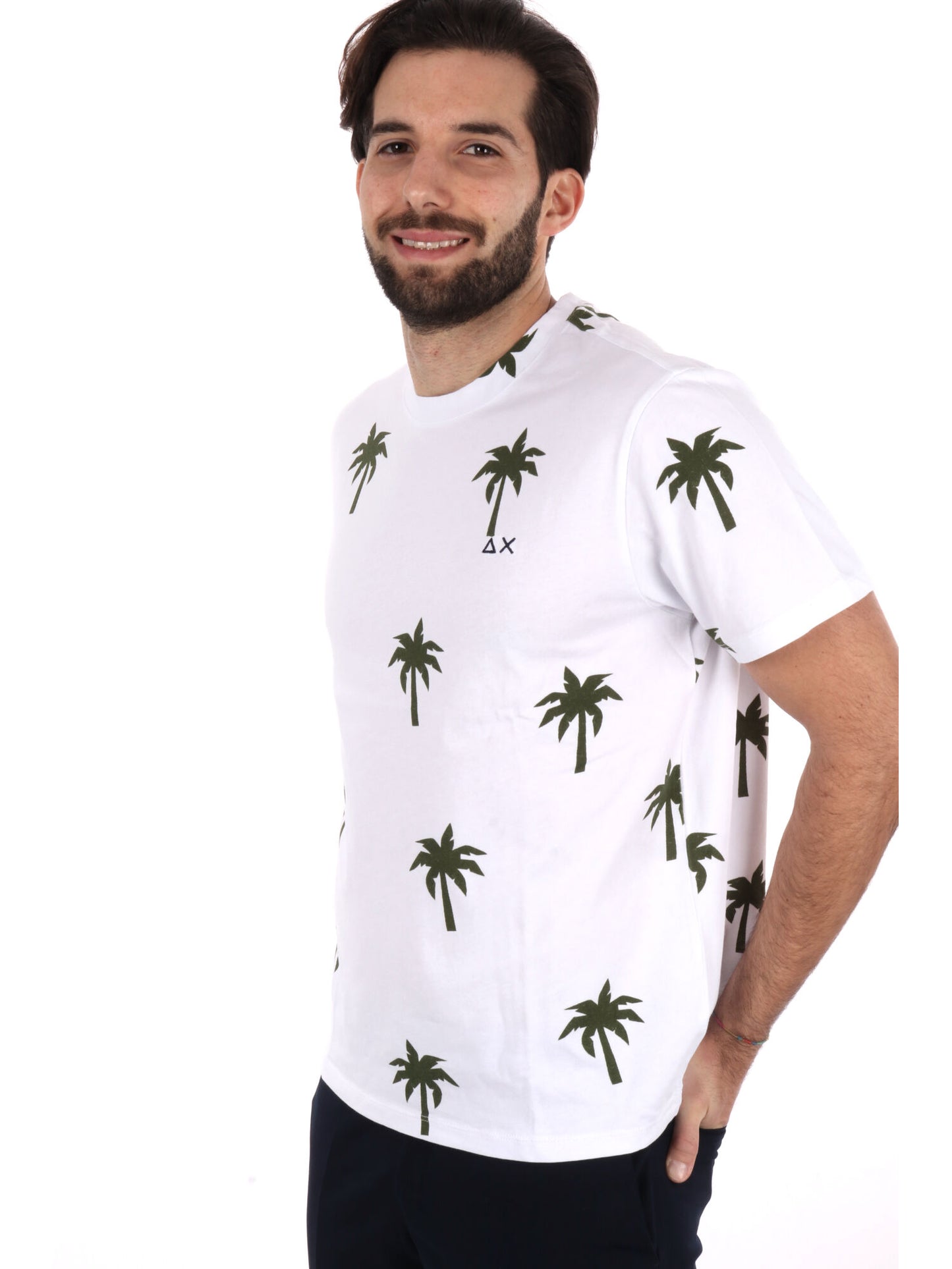 SUN68 T-SHIRT MM - BIANCO