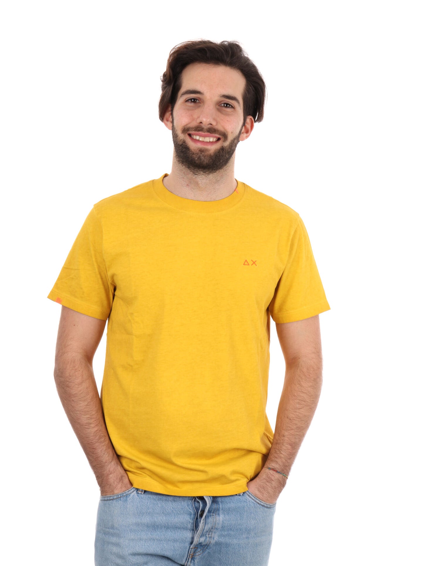 T-SHIRT STONE SUN68 UOMO GIALLO