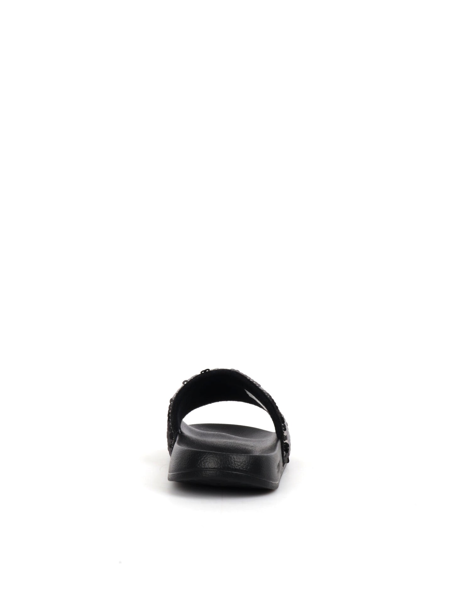CIABATTA SLIPPERS PAILLETTES SUN68 DONNA NERO-ARGENTO