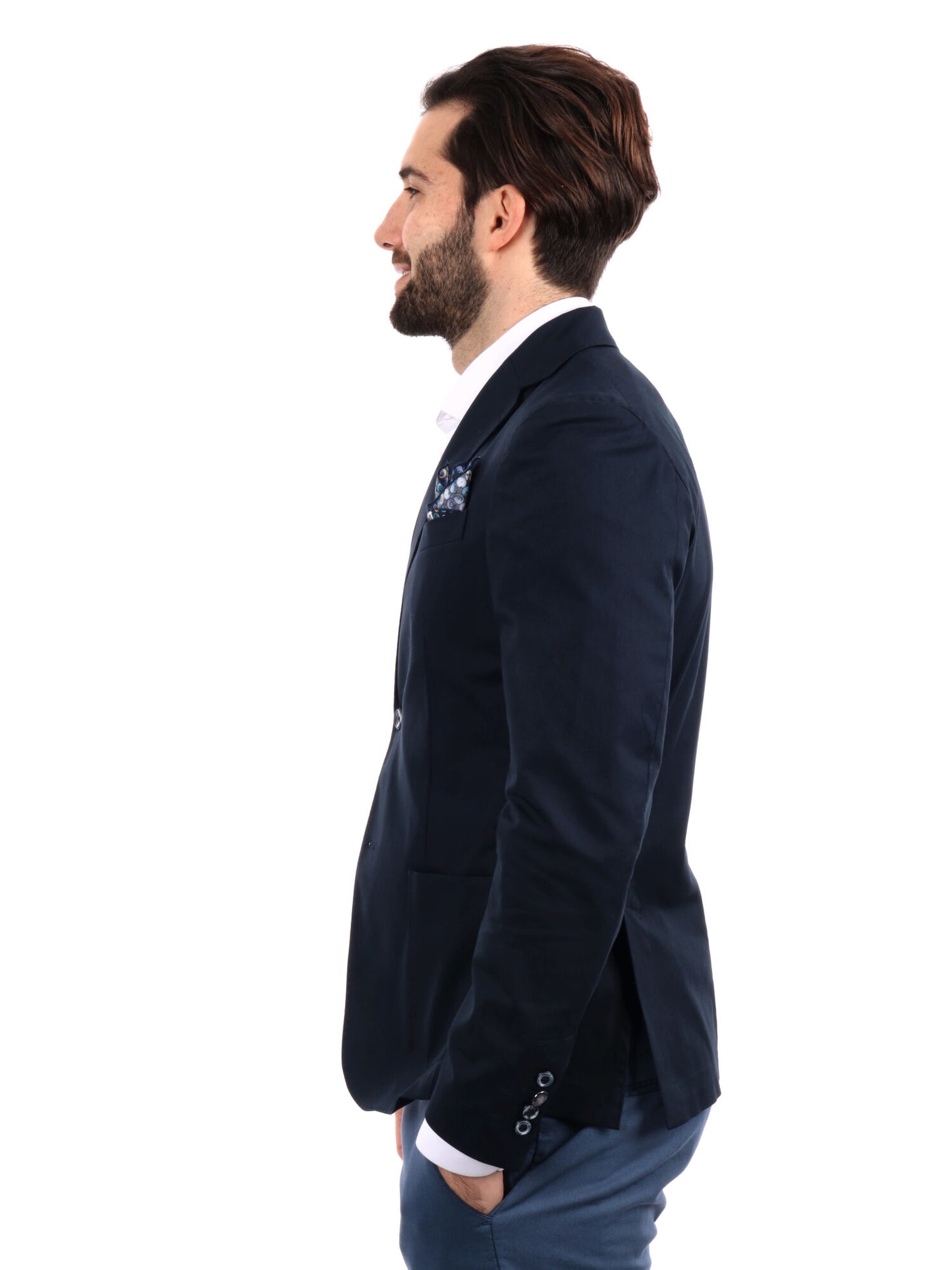 GIACCA MONOPETTO FB UOMO BLU