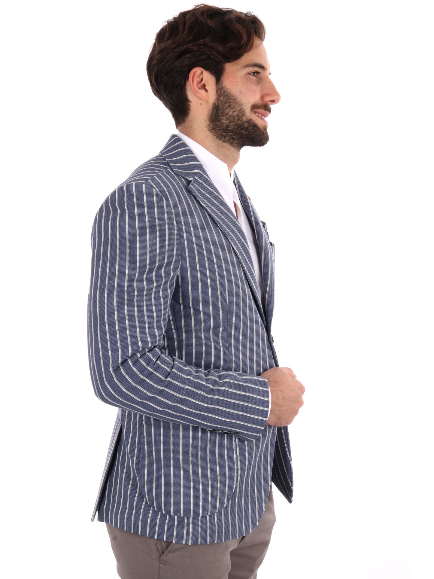 GIACCA A RIGHE FB UOMO JEANS