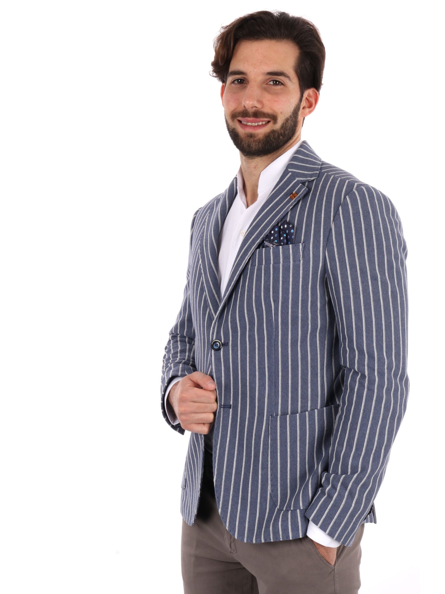 GIACCA A RIGHE FB UOMO JEANS