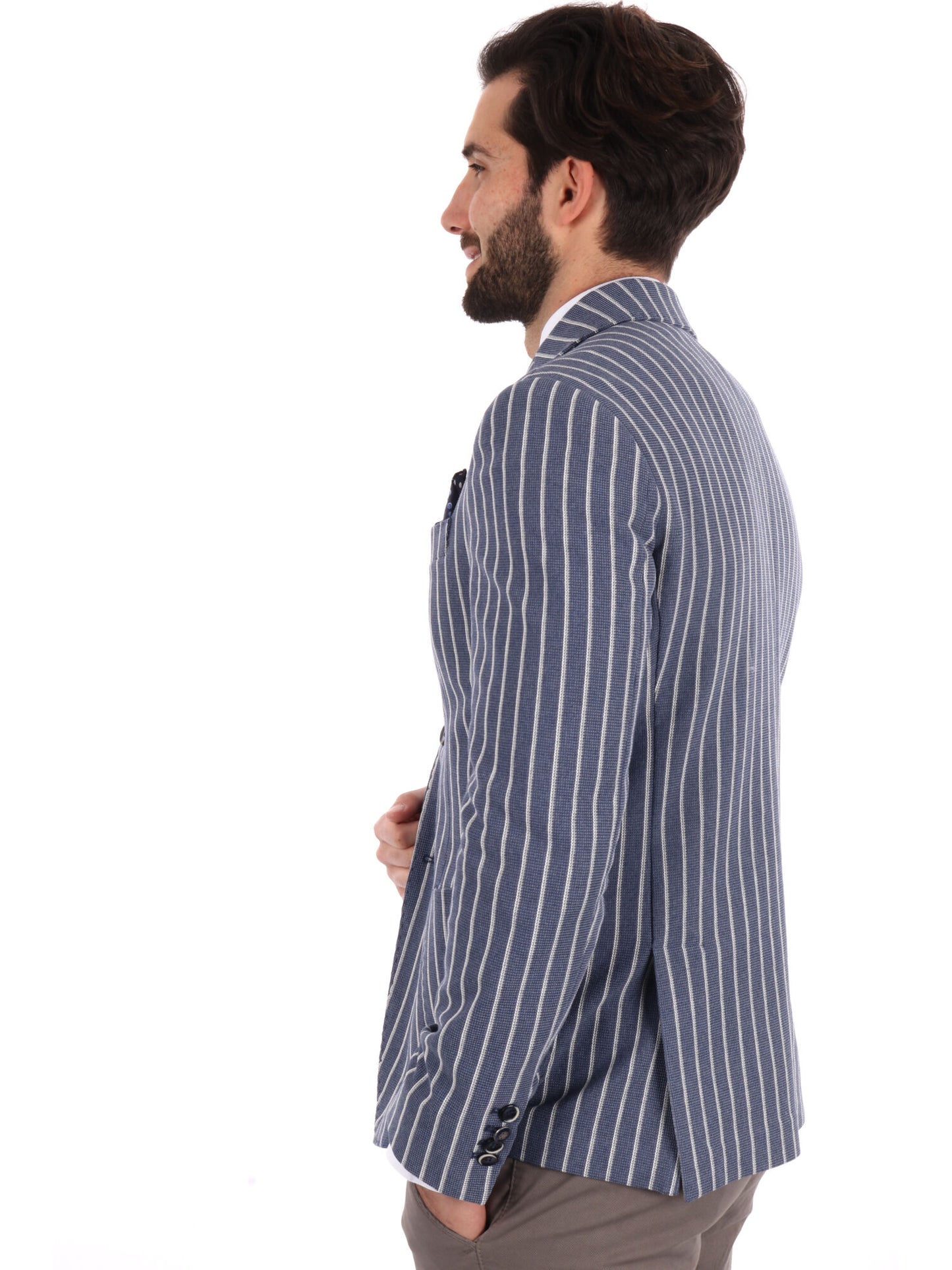 GIACCA A RIGHE FB UOMO JEANS