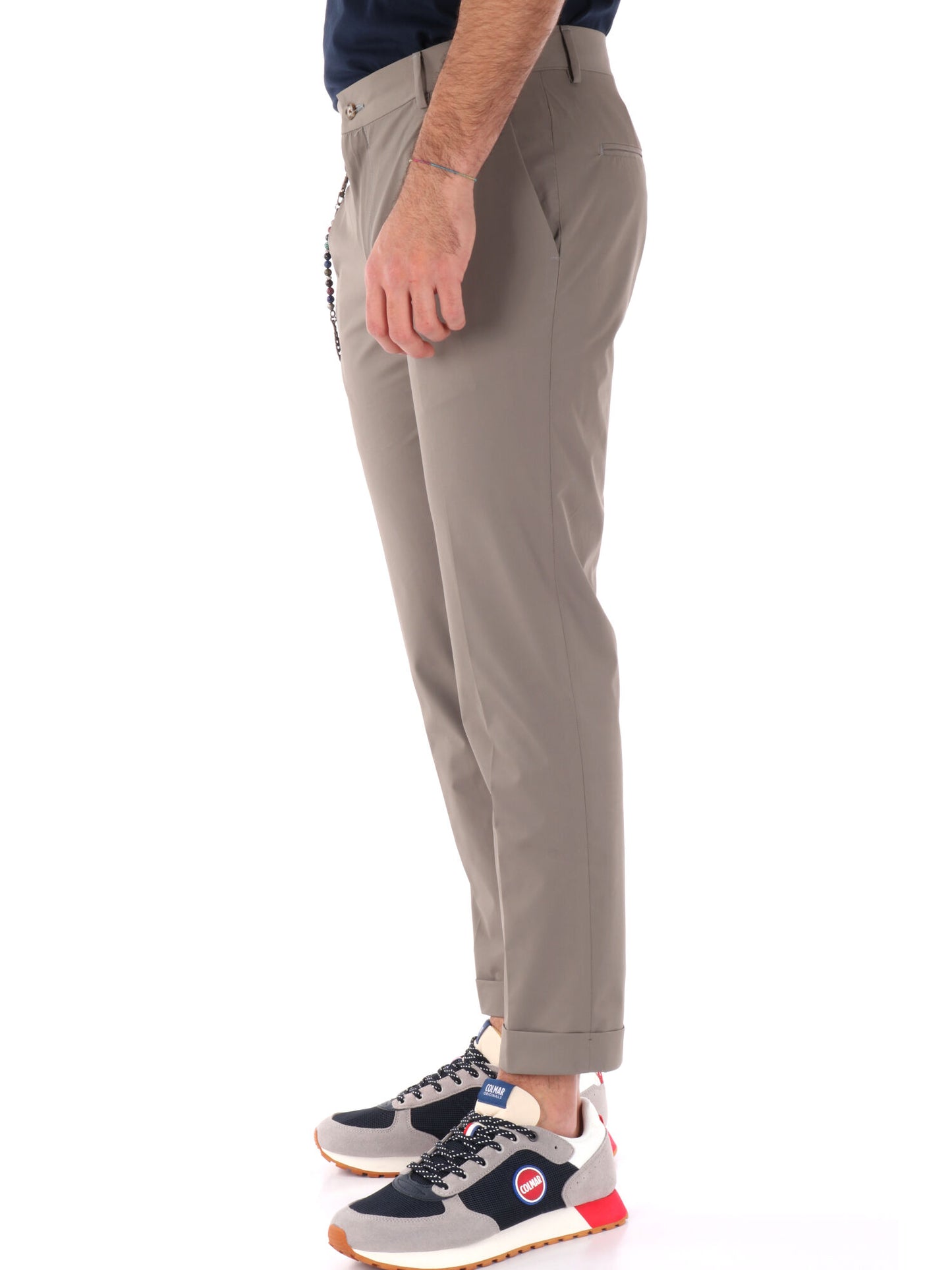 PANTALONE TECNICO CON CATENA FB UOMO FANGO