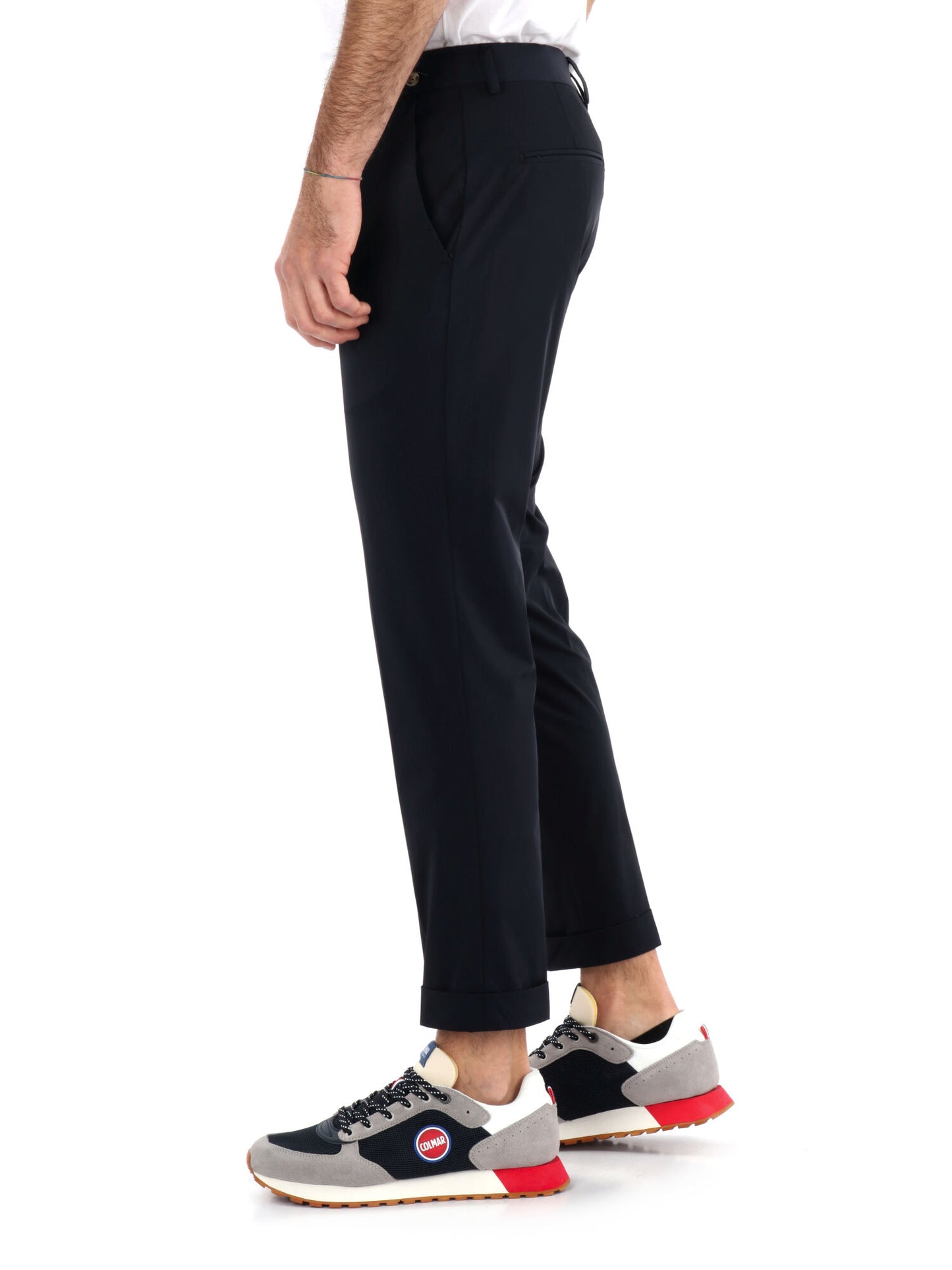 PANTALONE TECNICO CON CATENA FB UOMO BLU