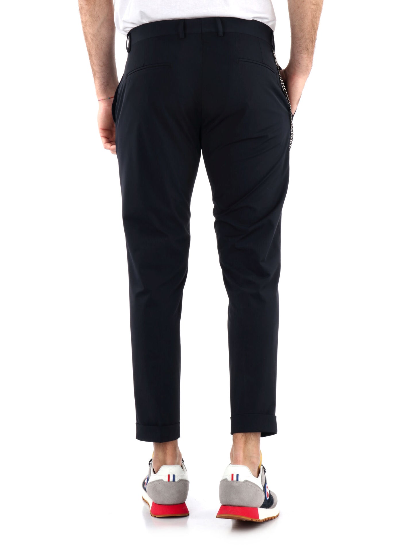 PANTALONE TECNICO CON CATENA FB UOMO BLU