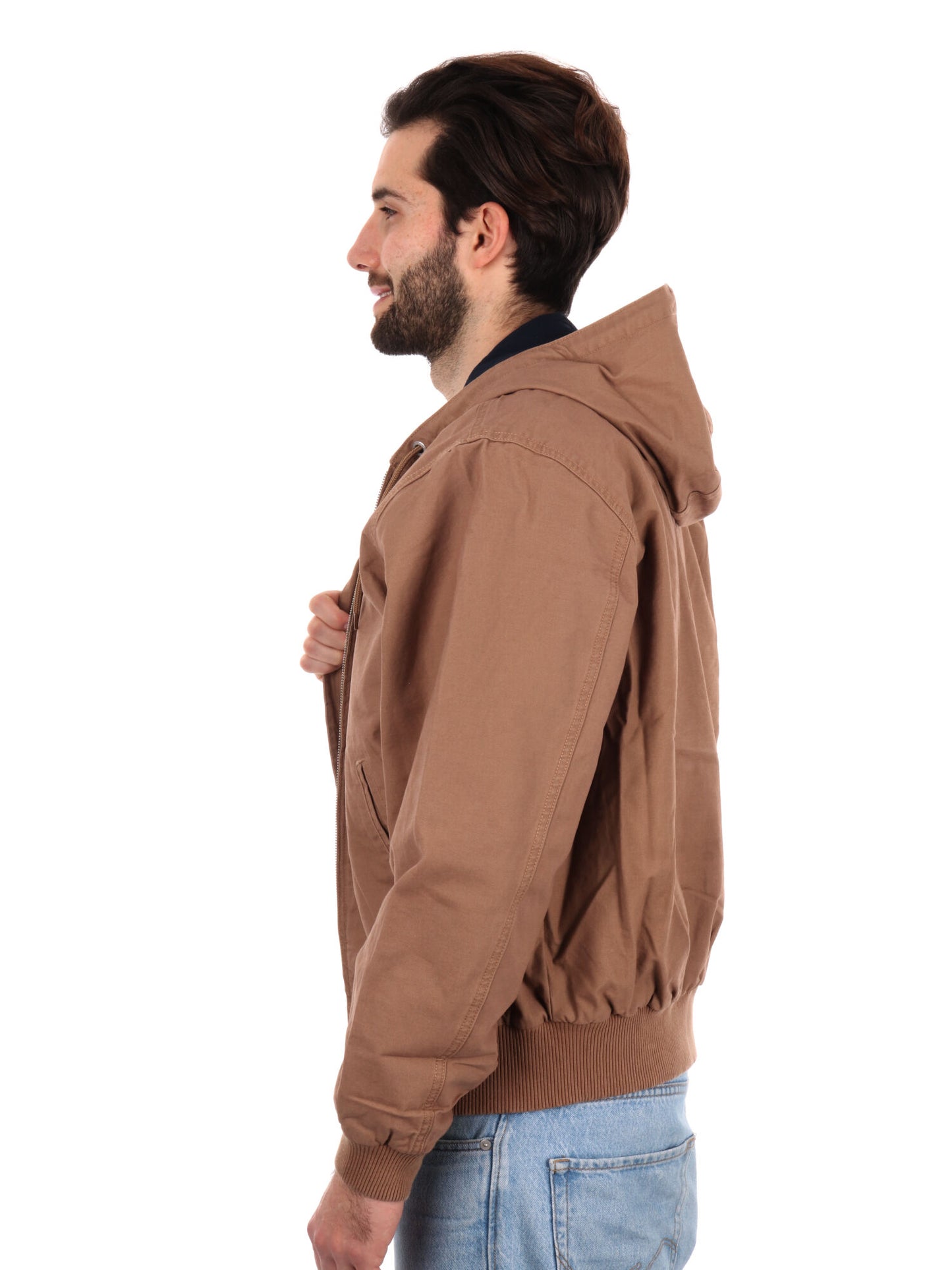 GIACCA COTTON HOODE TOMMY JEANS UOMO BEIGE