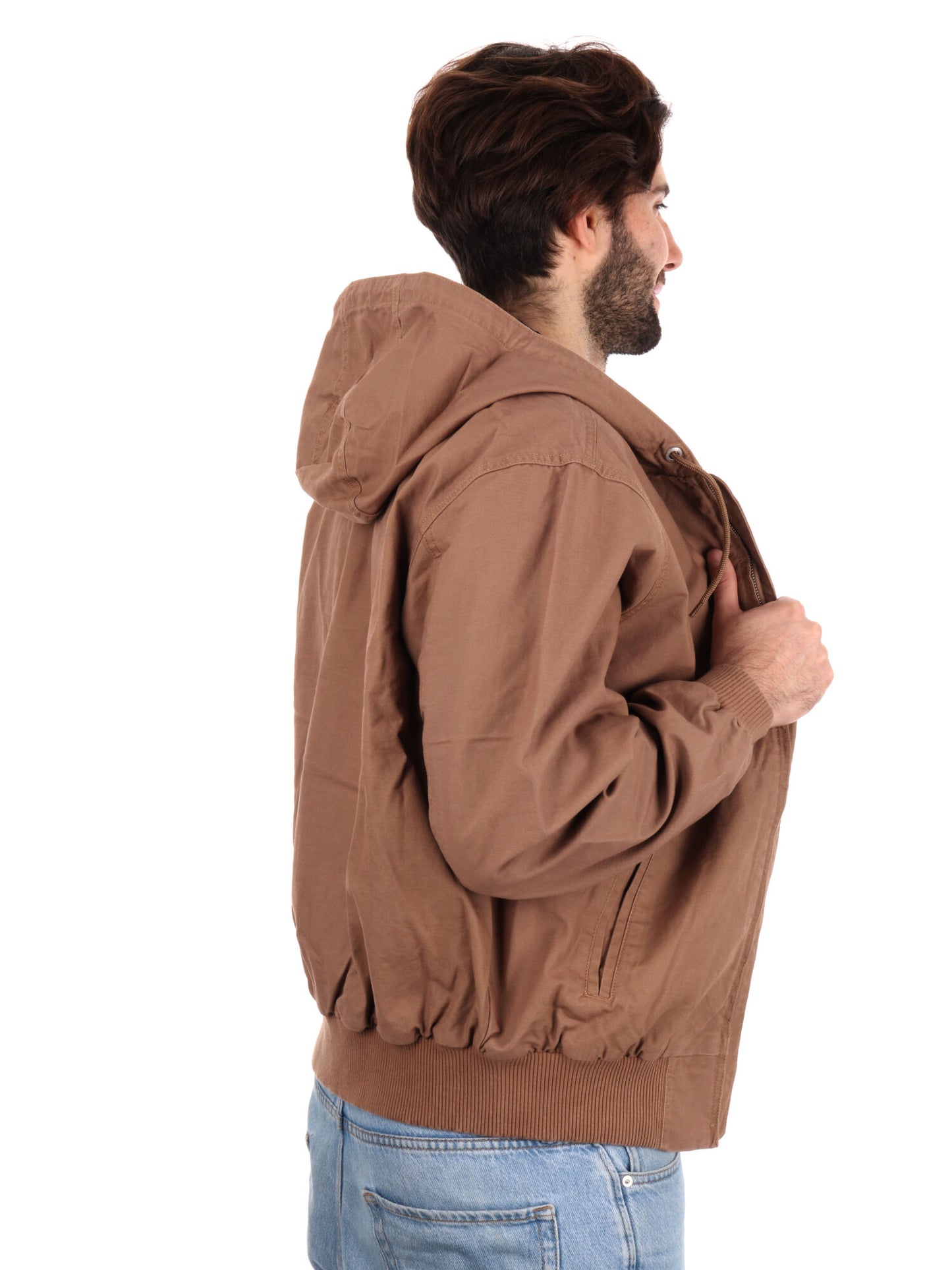 GIACCA COTTON HOODE TOMMY JEANS UOMO BEIGE