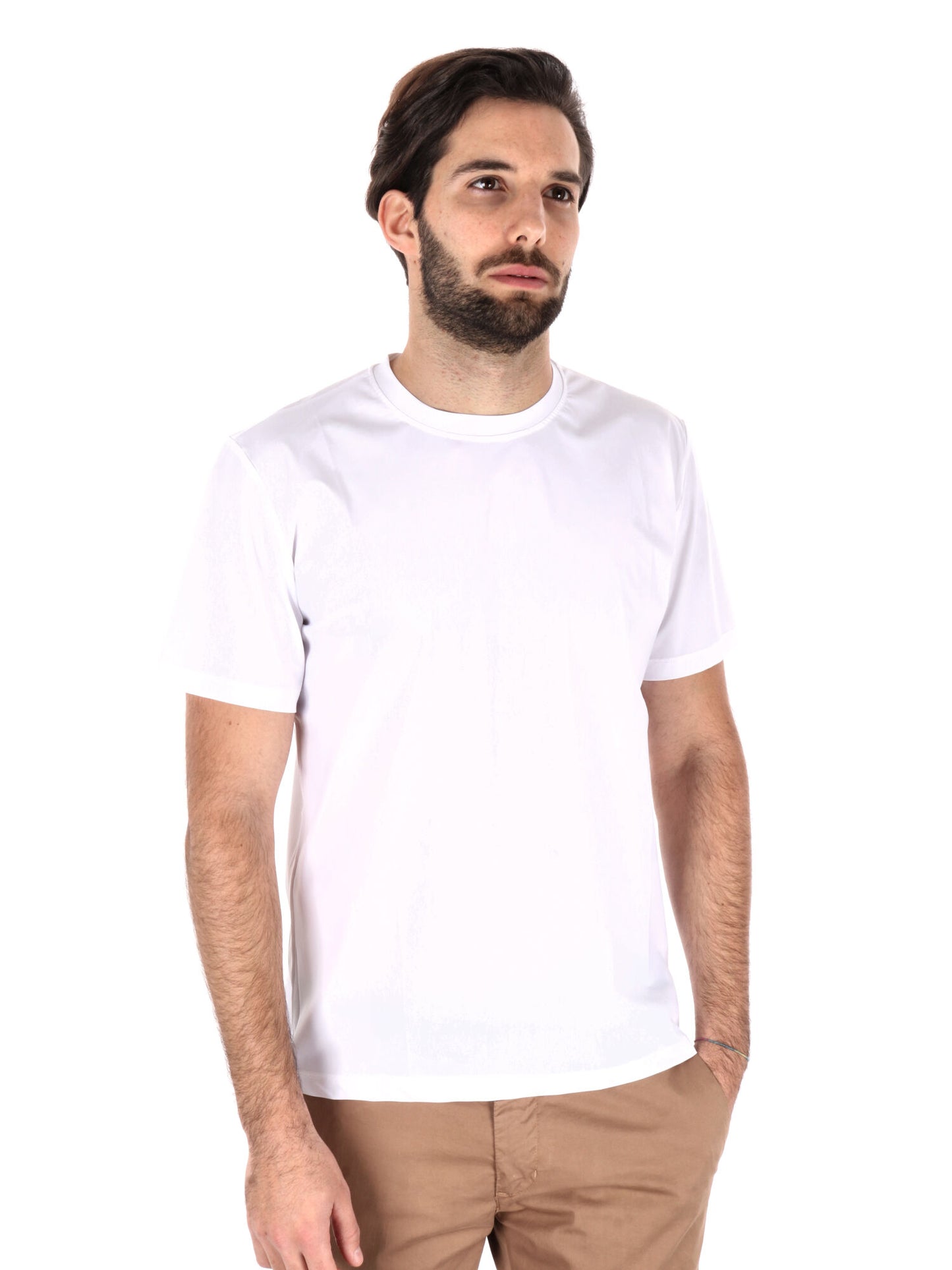 T-SHIRT TECNICA FB UOMO BIANCO