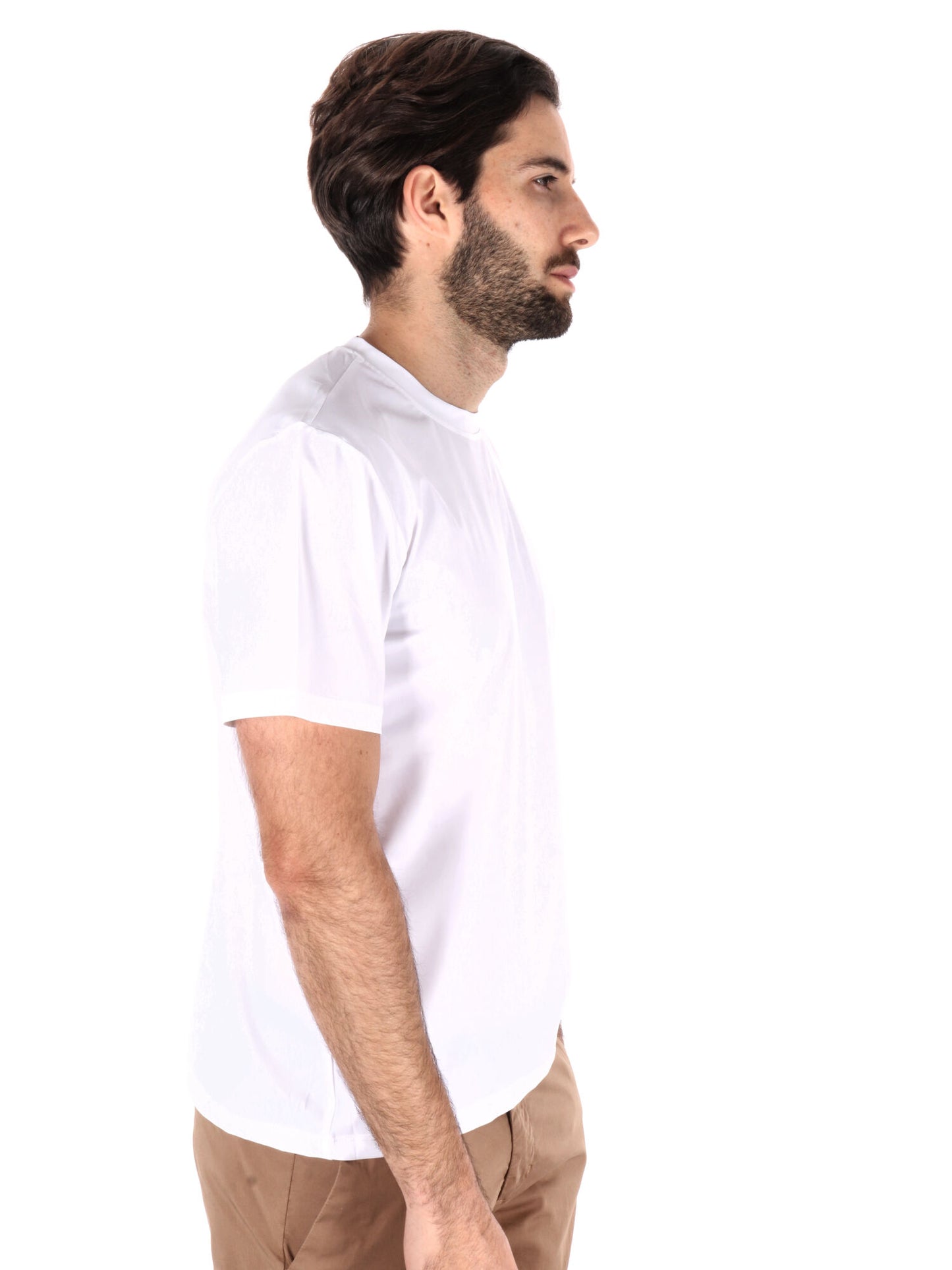 T-SHIRT TECNICA FB UOMO BIANCO
