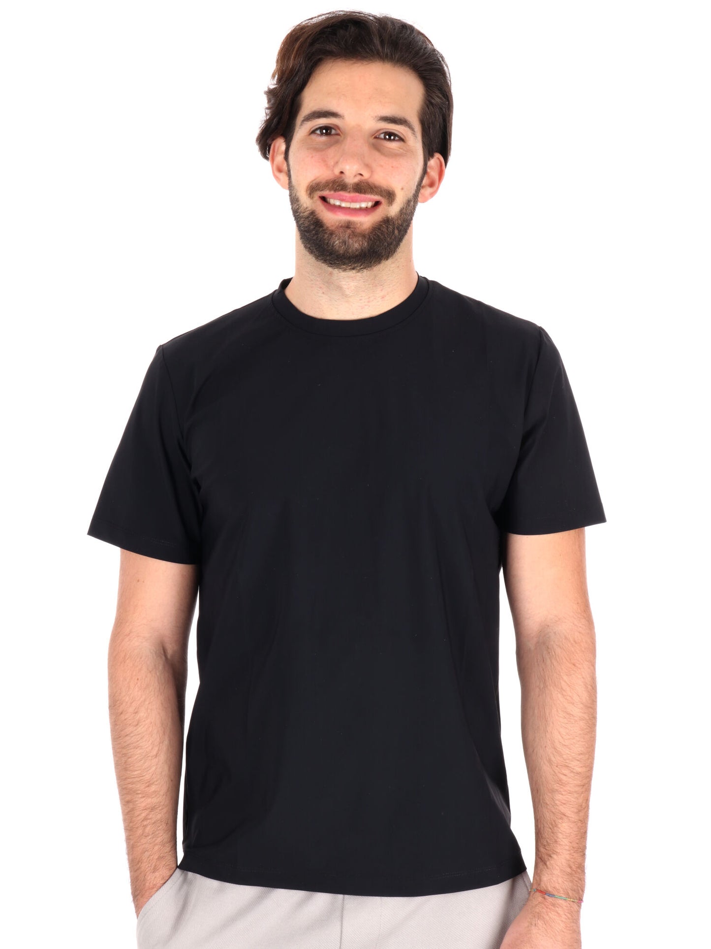 T-SHIRT TECNICA FB UOMO NERO