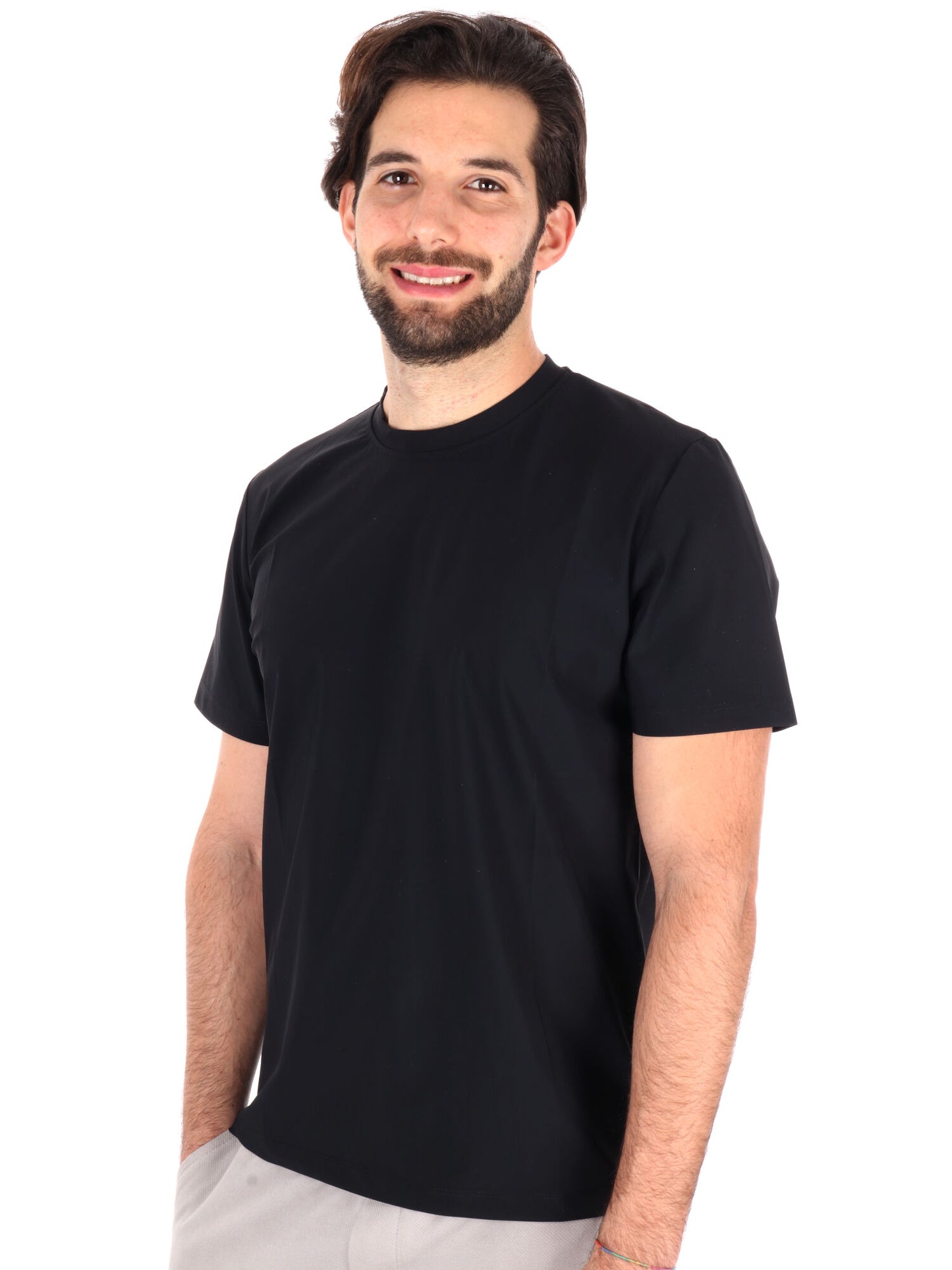 T-SHIRT TECNICA FB UOMO NERO