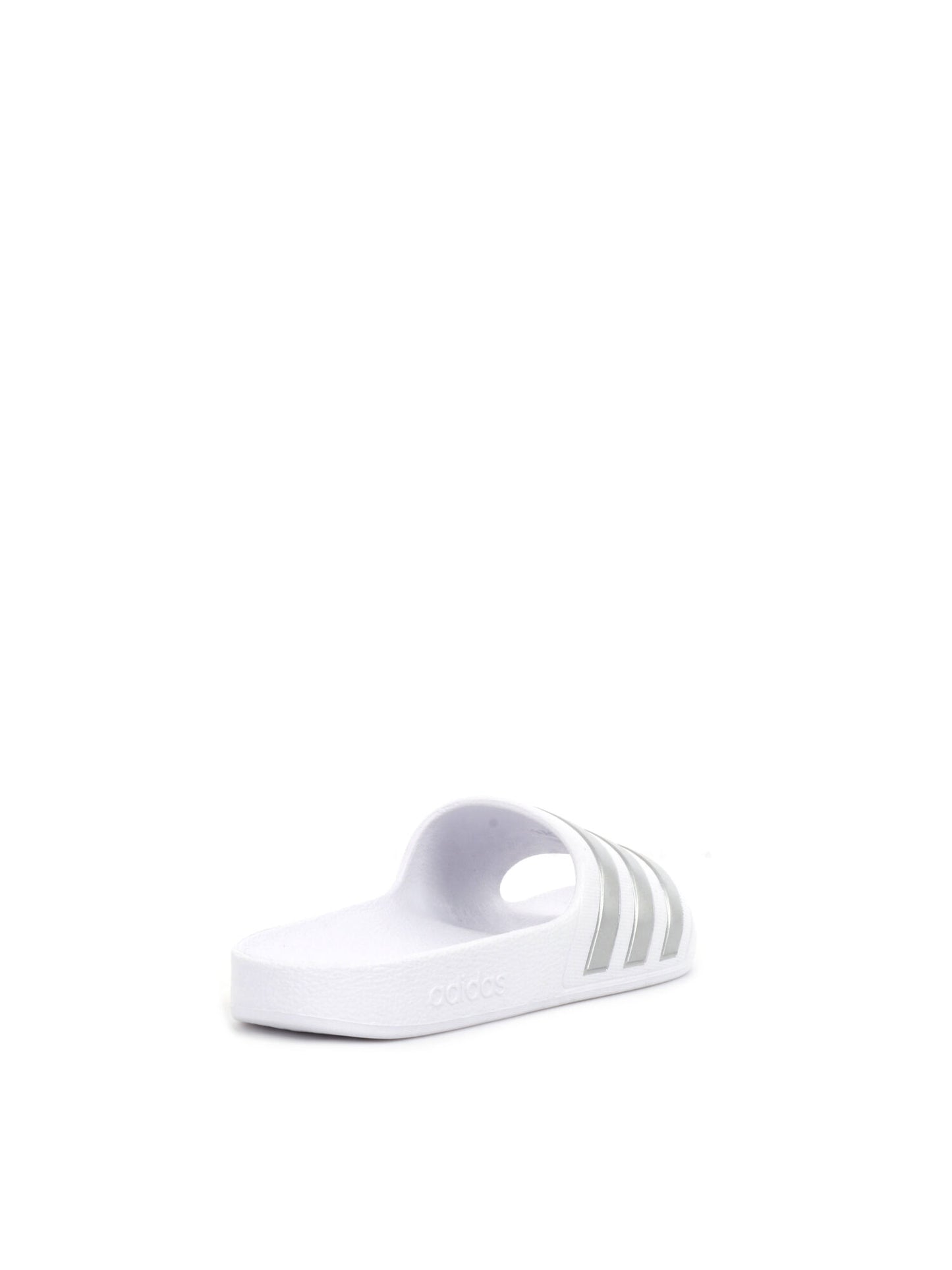 CIABATTA ADILETTE SHOWER ADIDAS RAGAZZA BIANCO ARGENTO