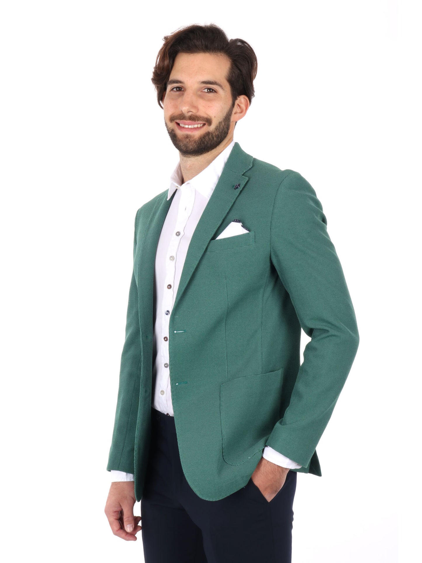 GIACCA MONOPETTO FB UOMO VERDE