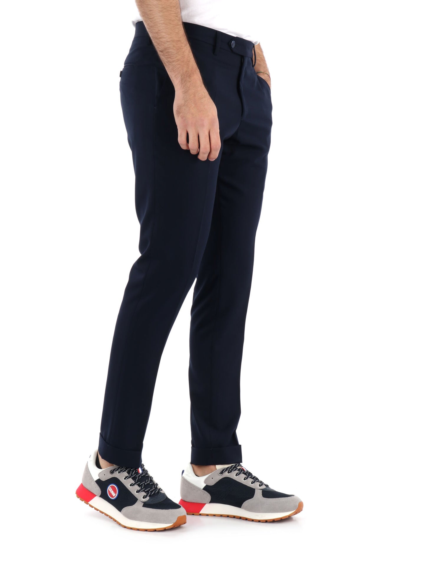 Pantalone classico FB da uomo blu elegante e confortevole