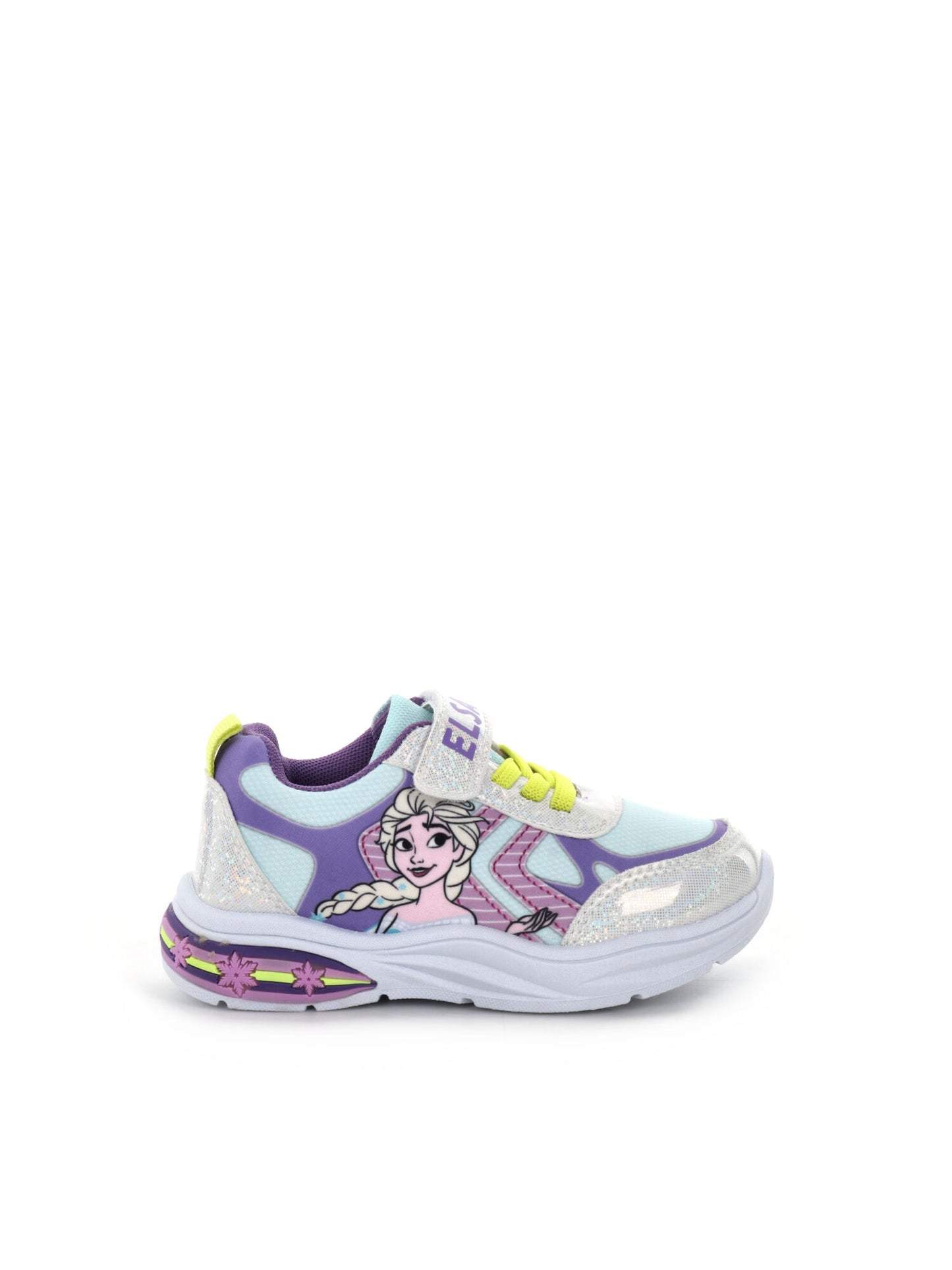 SNEAKERS ELSA CON LUCI LEOMIL BAMBINA BIANCO AZZURRO