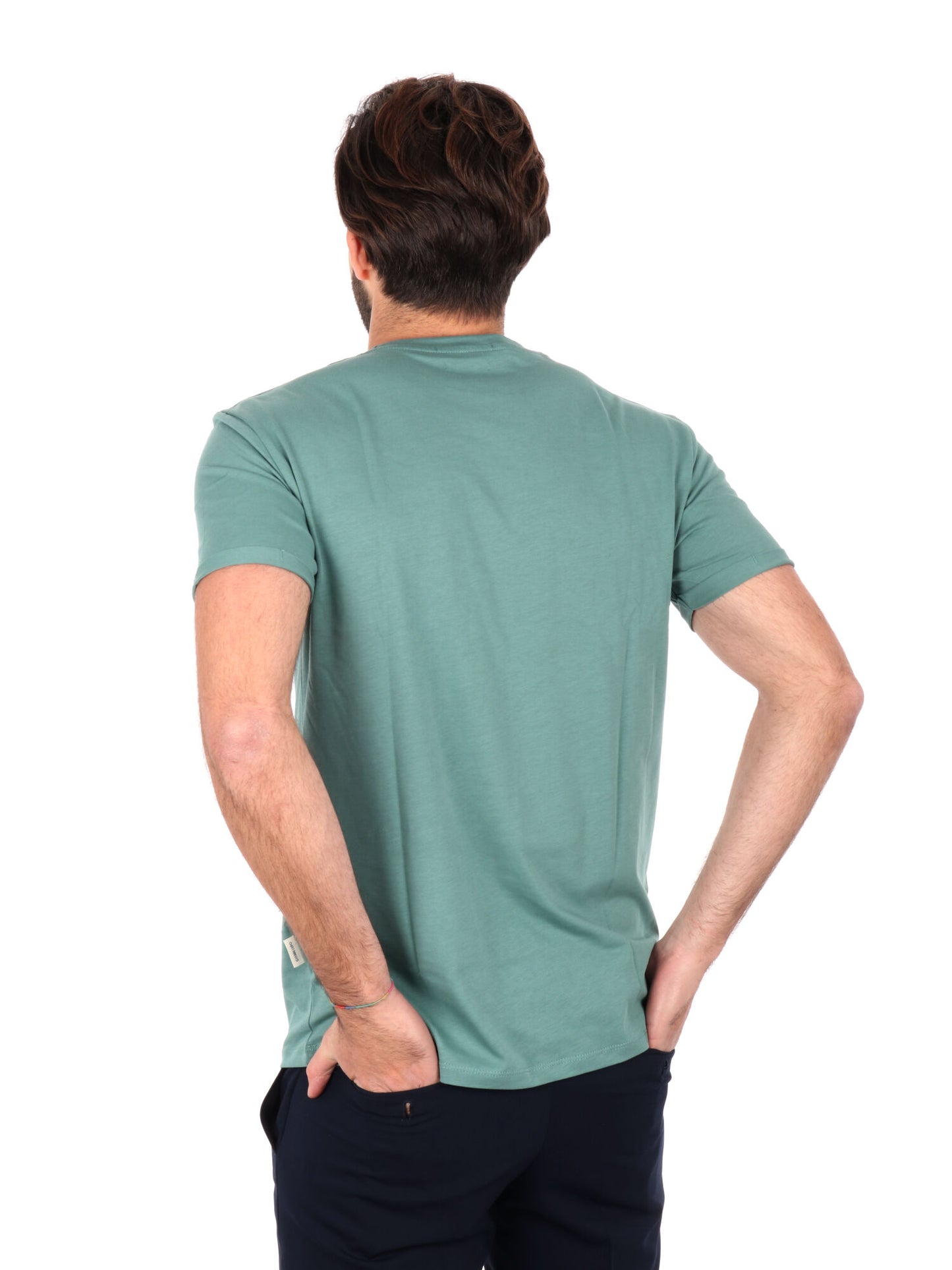 T-SHIRT CON TASCHINO GIANNI LUPO UOMO SALVIA