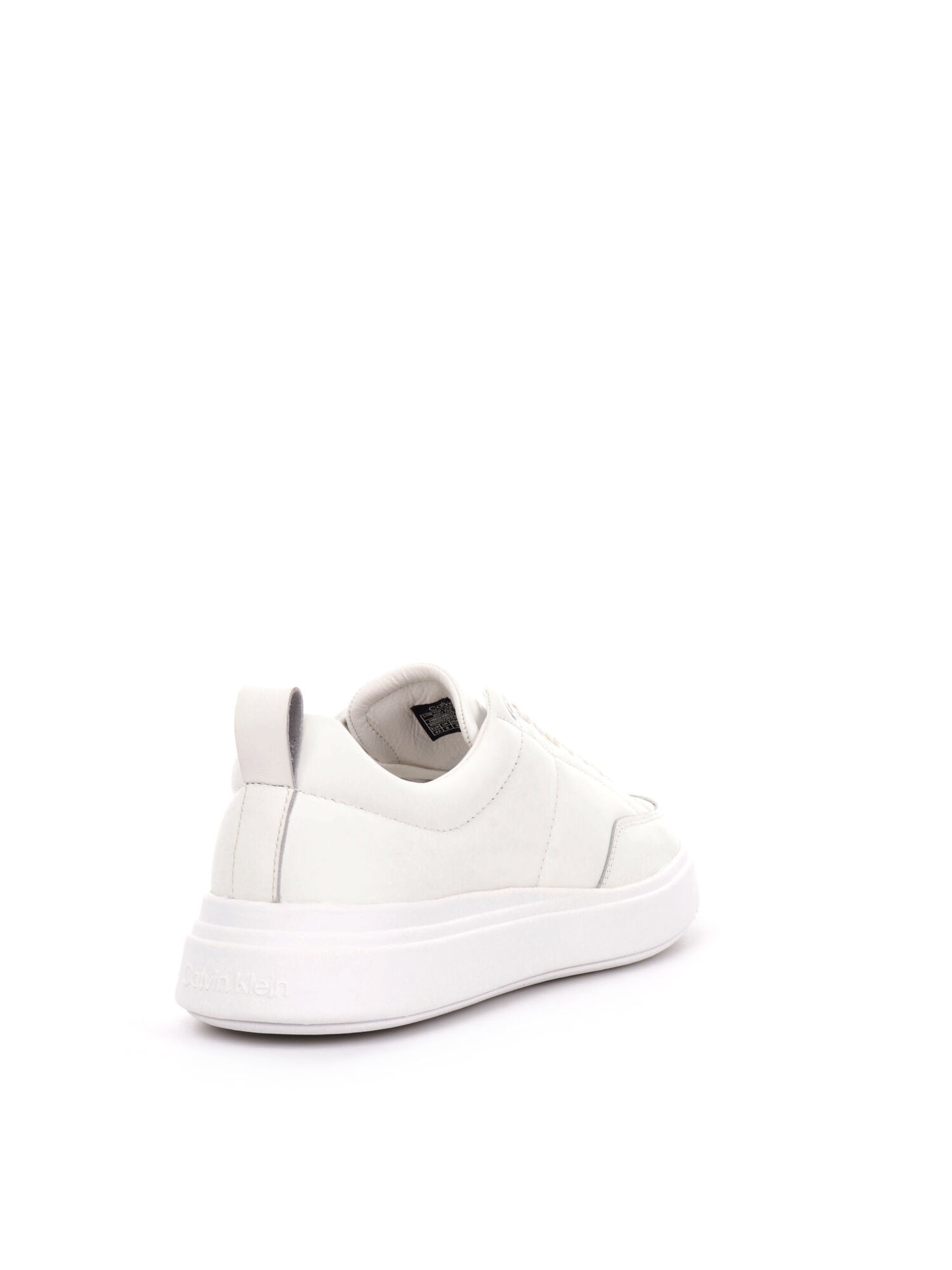 SNEAKERS LOW TOP LACE UP BASKET CALVIN KLEIN JEANS UOMO BIANCO