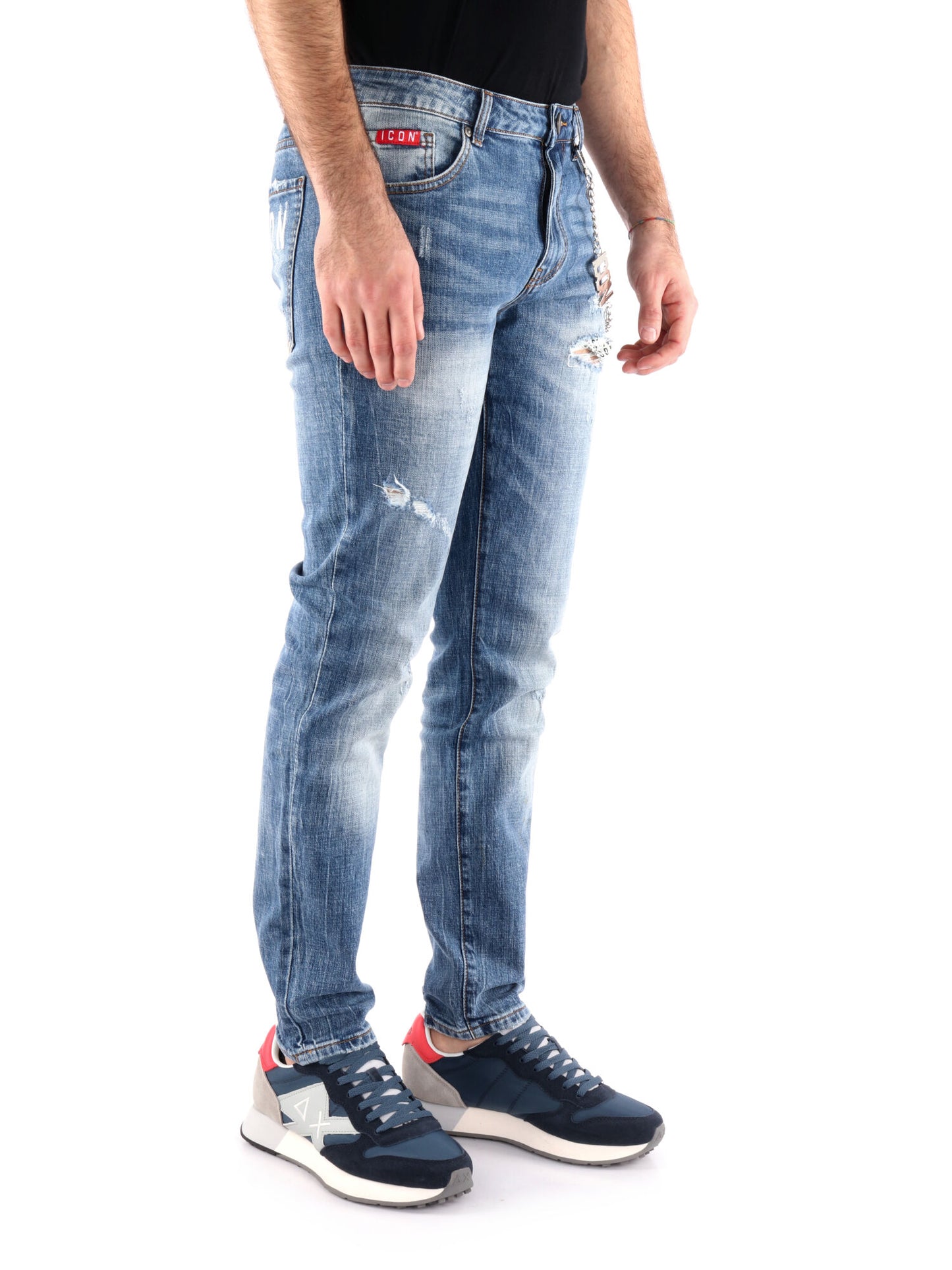 DENIM CON CATENA ICON UOMO JEANS