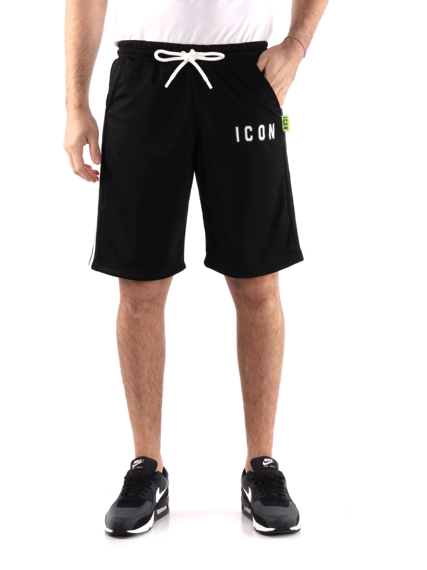 ICON FELPA ZIP POLY - NERO