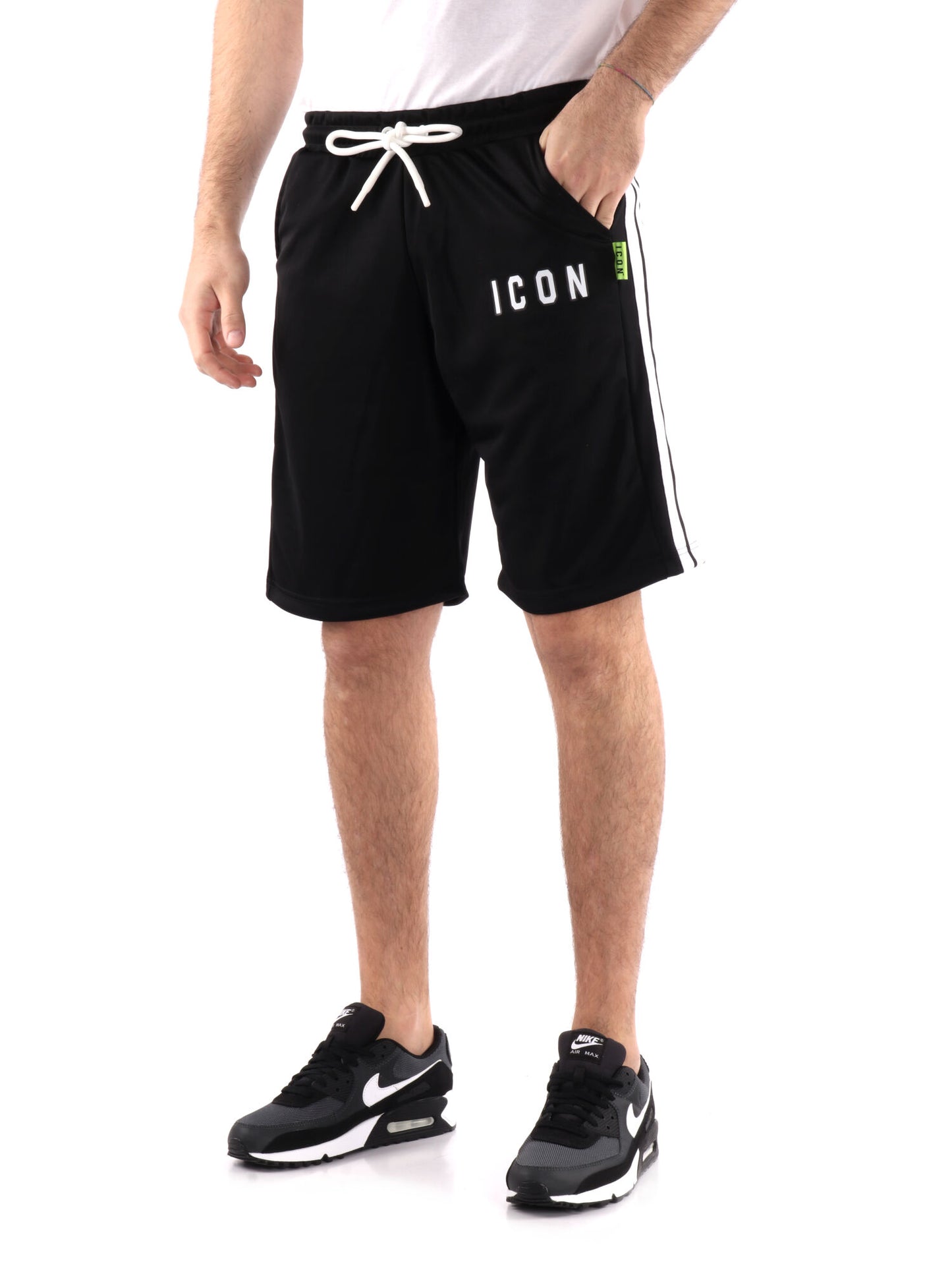 ICON FELPA ZIP POLY - NERO