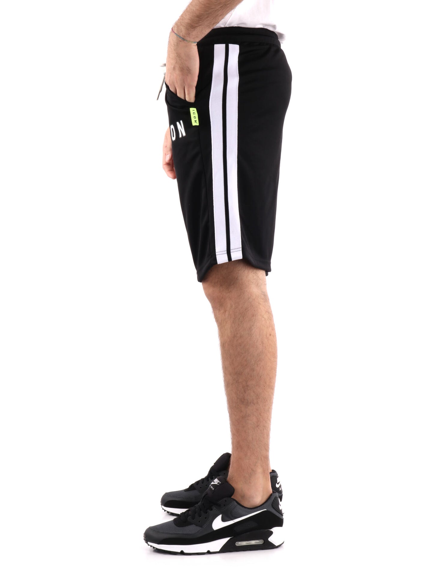 ICON FELPA ZIP POLY - NERO