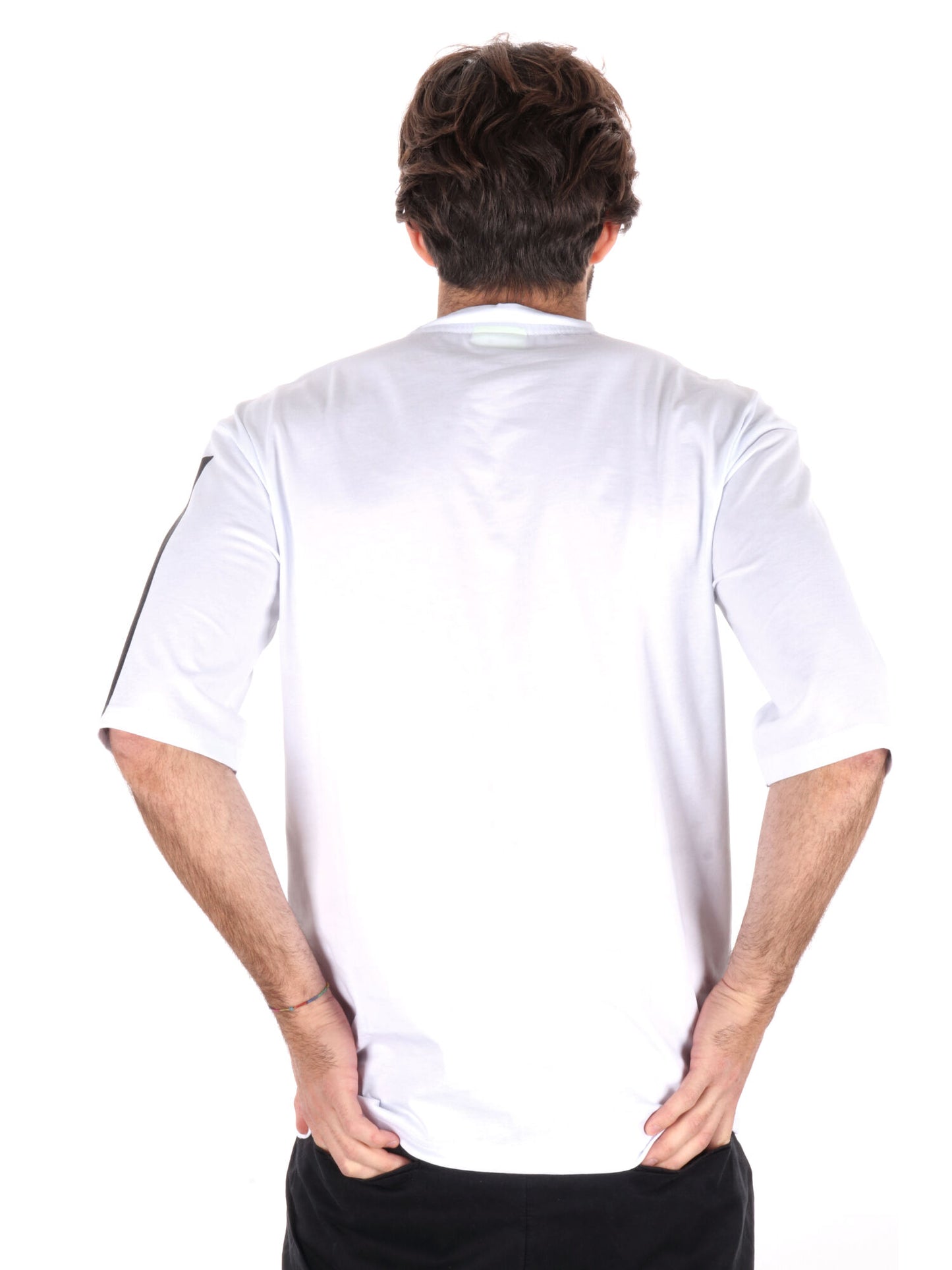 T-SHIRT MAXI LOGO ICON UOMO BIANCO