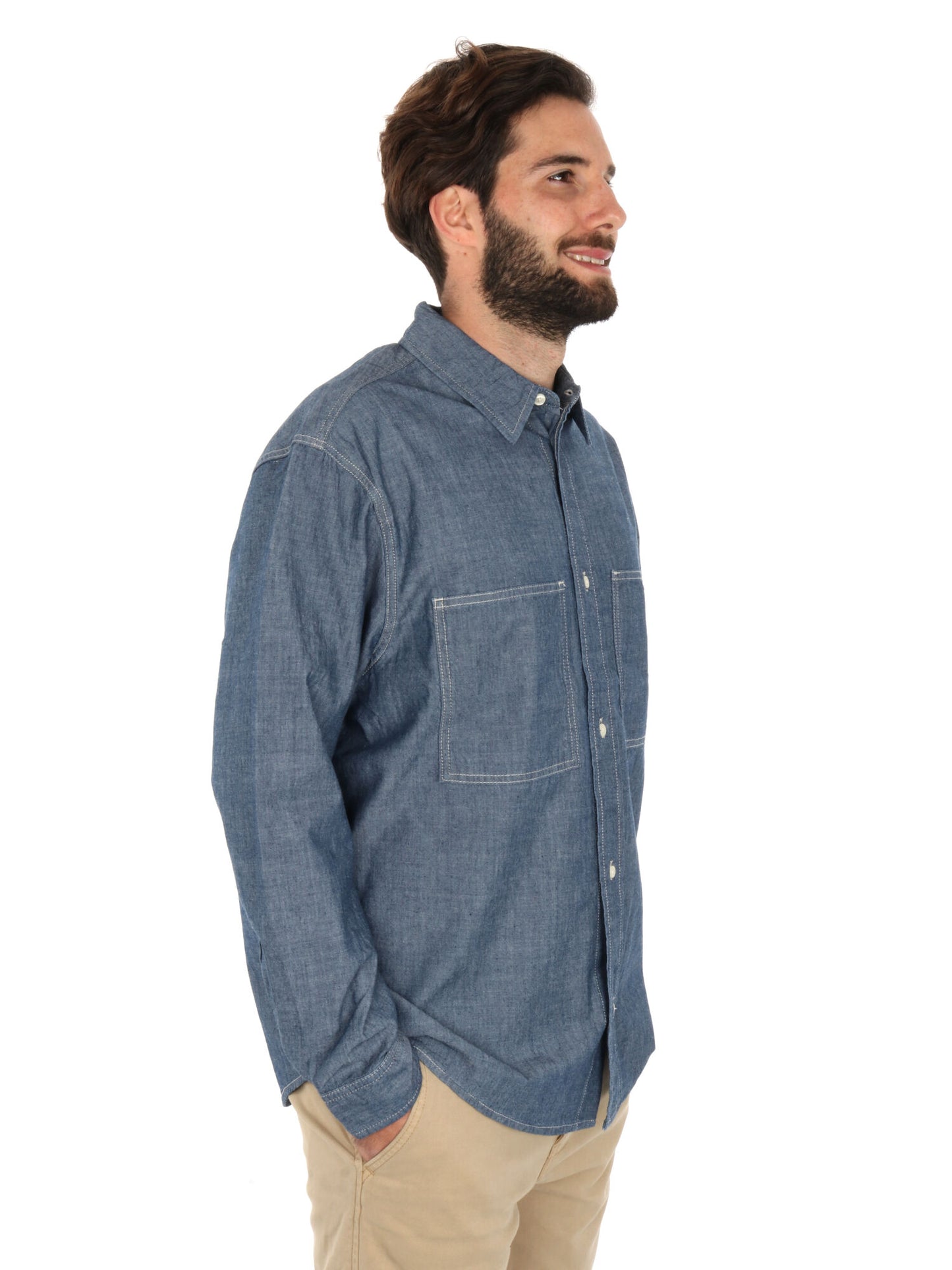 CAMICIA EASY CHAMBRAY CALVIN KLEIN UOMO JEANS