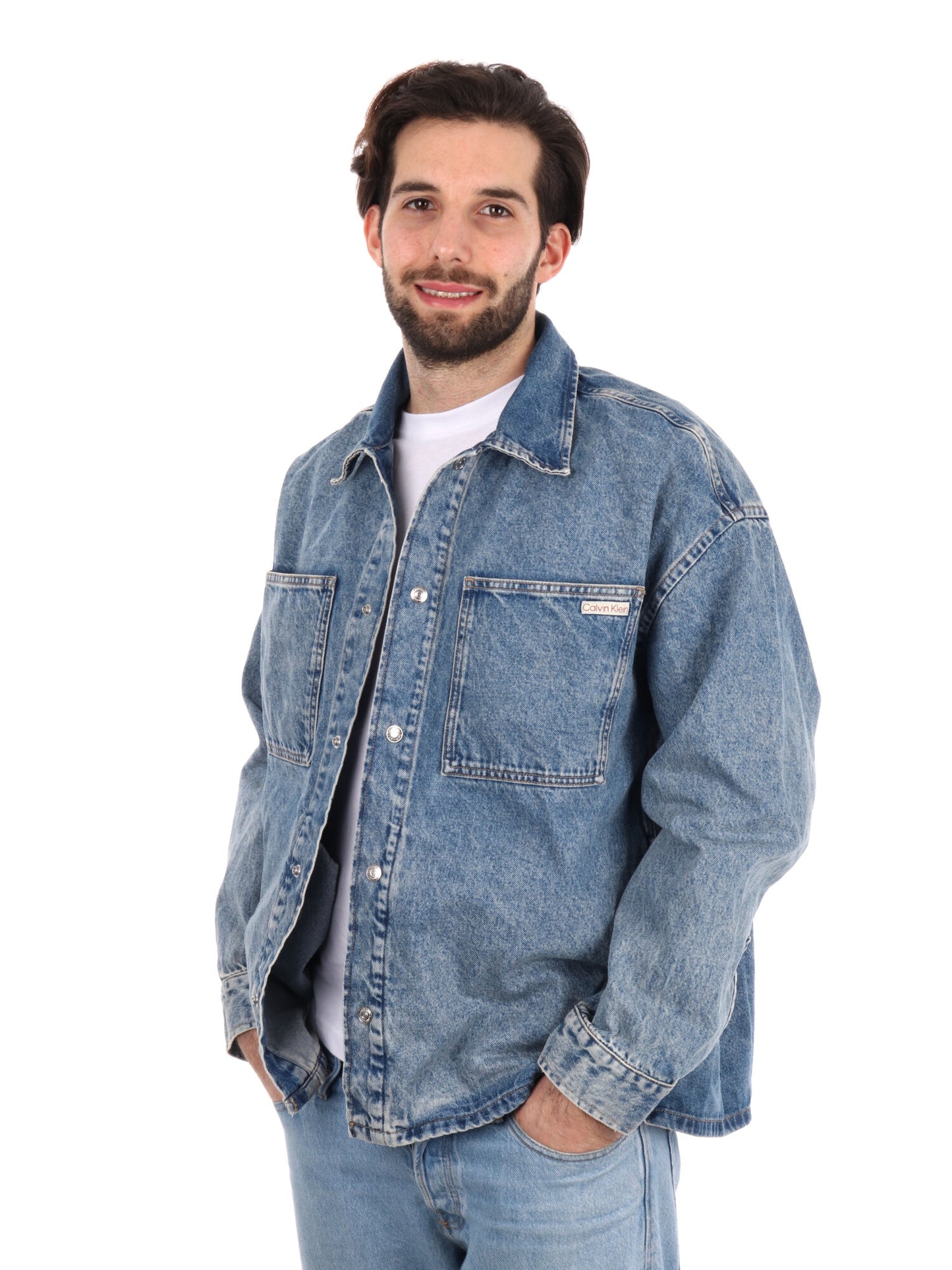 CAMICIA RELAXED CALVIN KLEIN JEANS UOMO JEANS