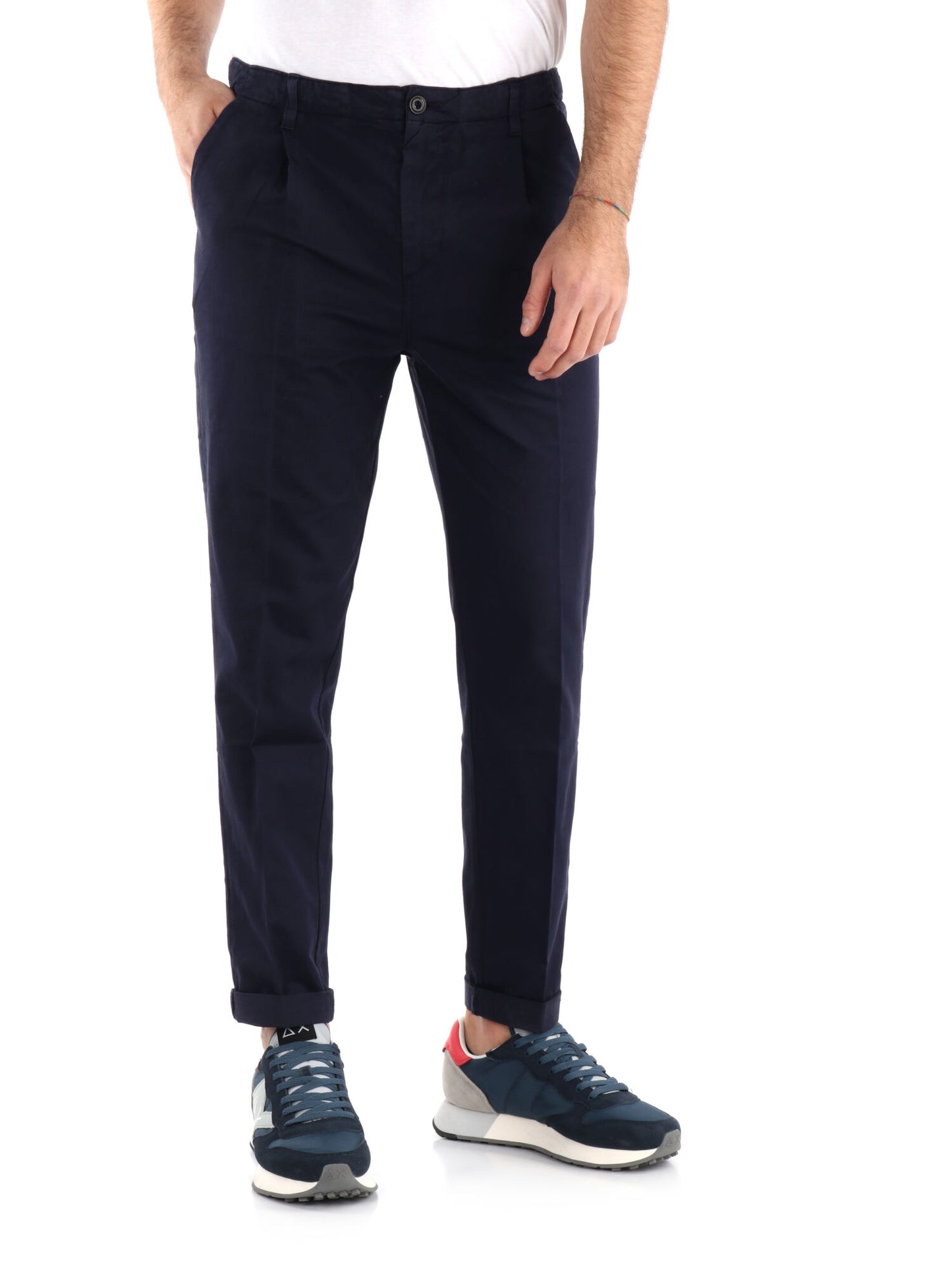 PANTALONE CON COULISSE 40WEFT UOMO BLU