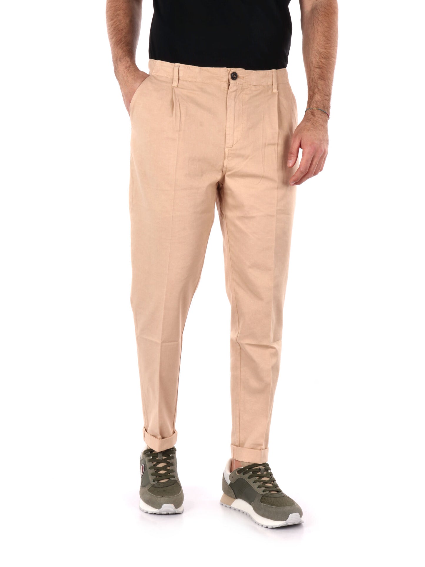PANTALONE CON COULISSE 40WEFT UOMO BEIGE