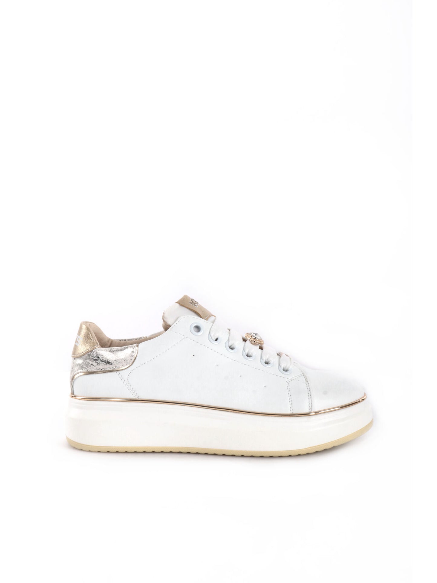 SNEAKERS CON CHARME SINISA KEYS DONNA BIANCO ORO
