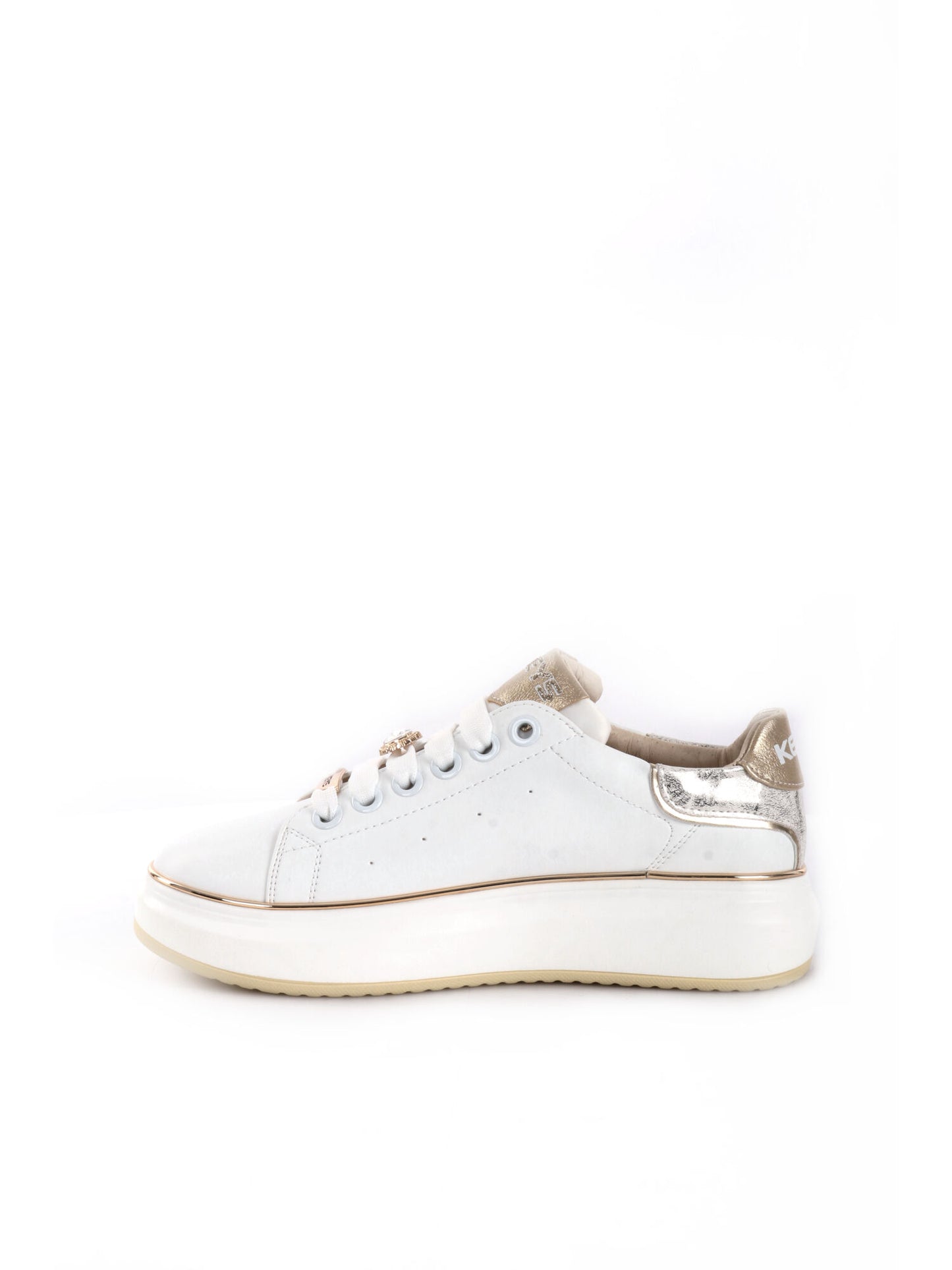 SNEAKERS CON CHARME SINISA KEYS DONNA BIANCO ORO