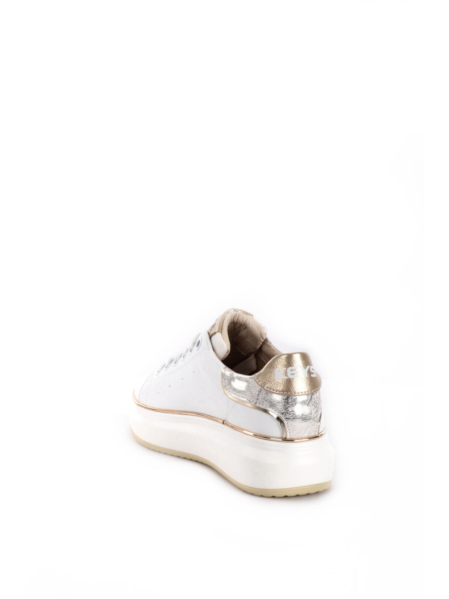 SNEAKERS CON CHARME SINISA KEYS DONNA BIANCO ORO