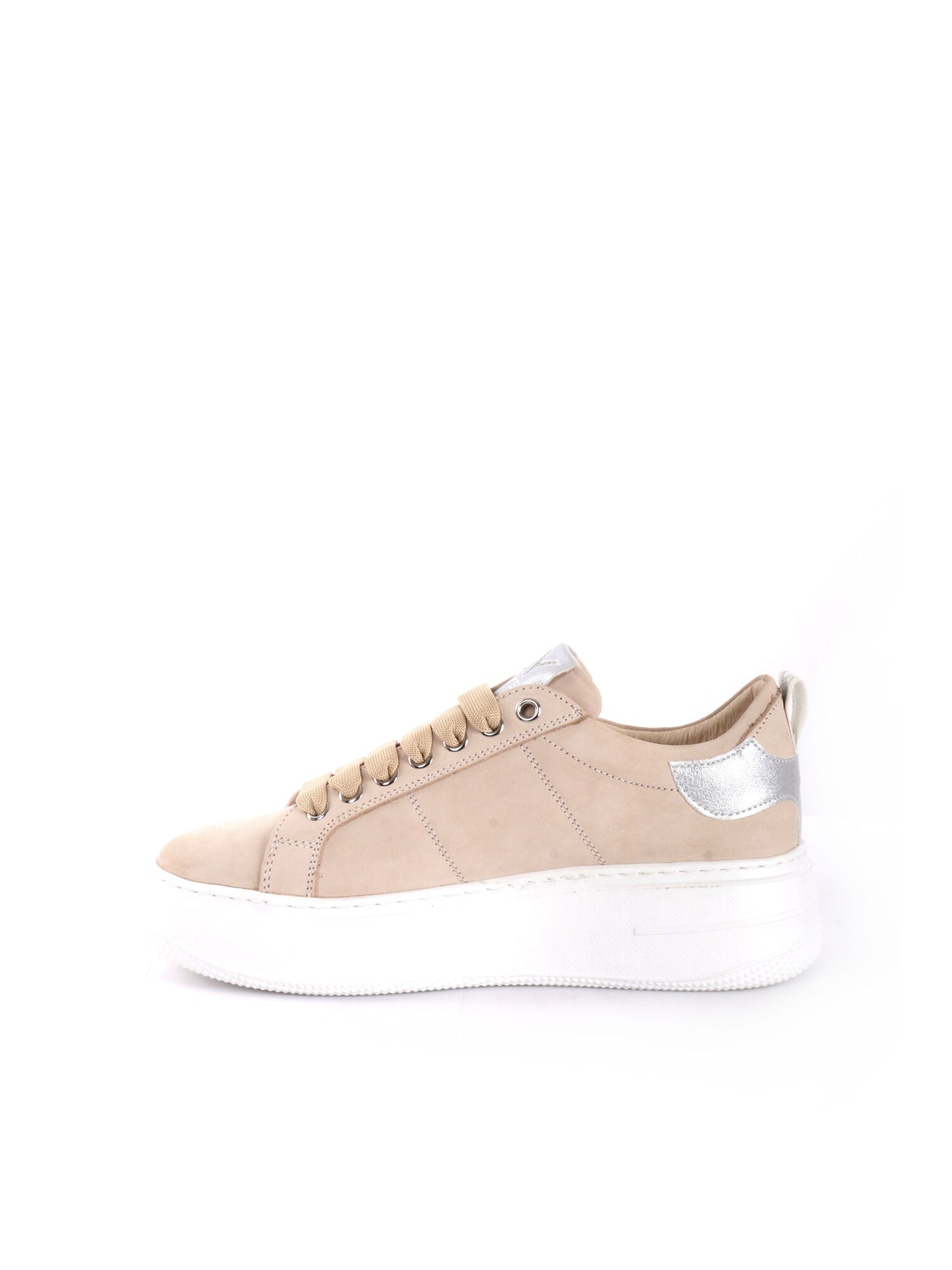 SNEAKERS CON ZIP VENUS KEYS DONNA BEIGE
