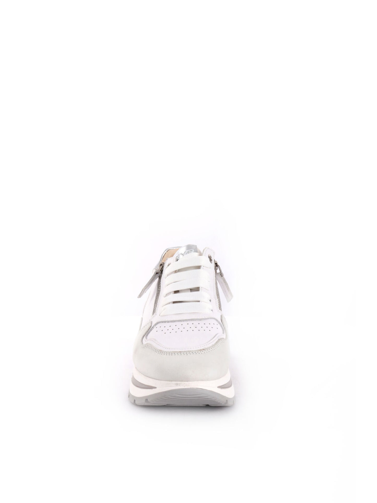 SNEAKERS GOLDEN KEYS DONNA BIANCO ARGENTO