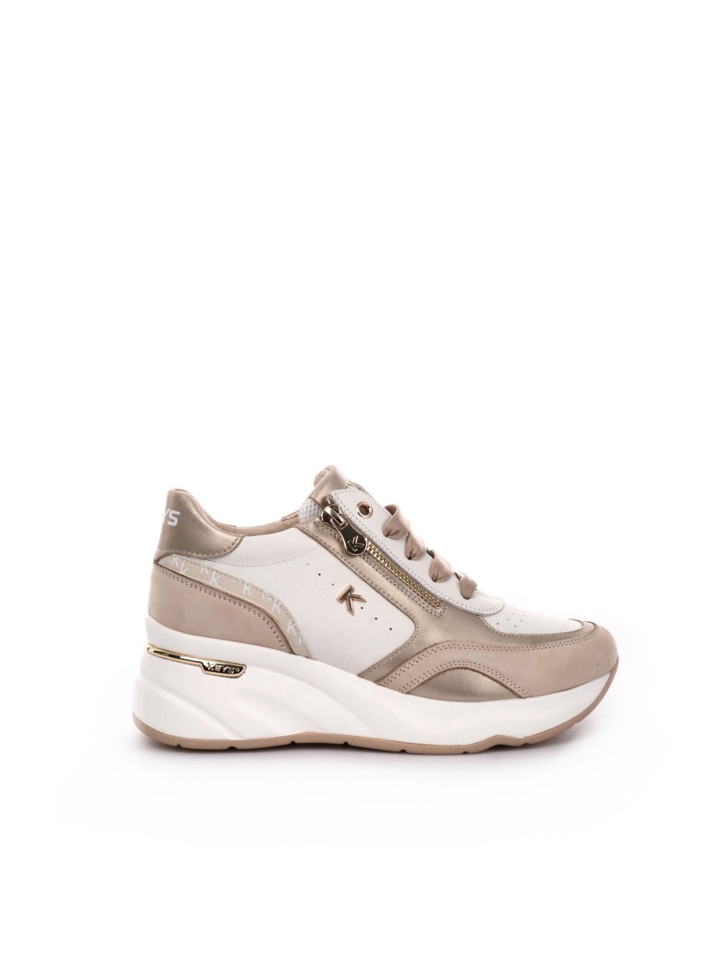 SNEAKERS CON ZEPPA ROSY KEYS DONNA BEIGE