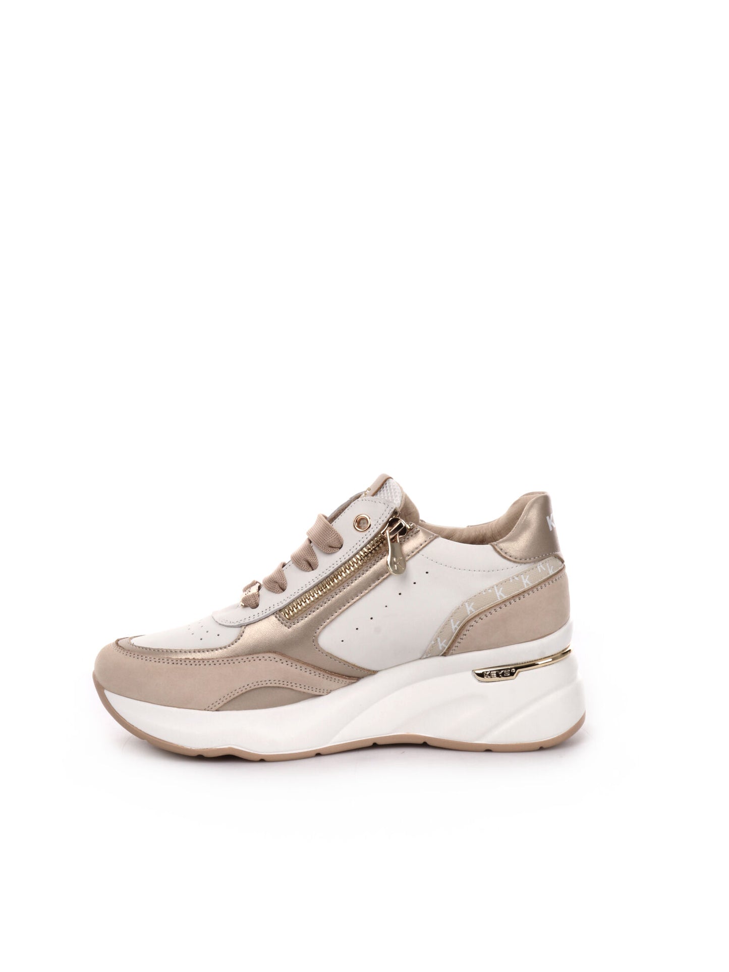 SNEAKERS CON ZEPPA ROSY KEYS DONNA BEIGE