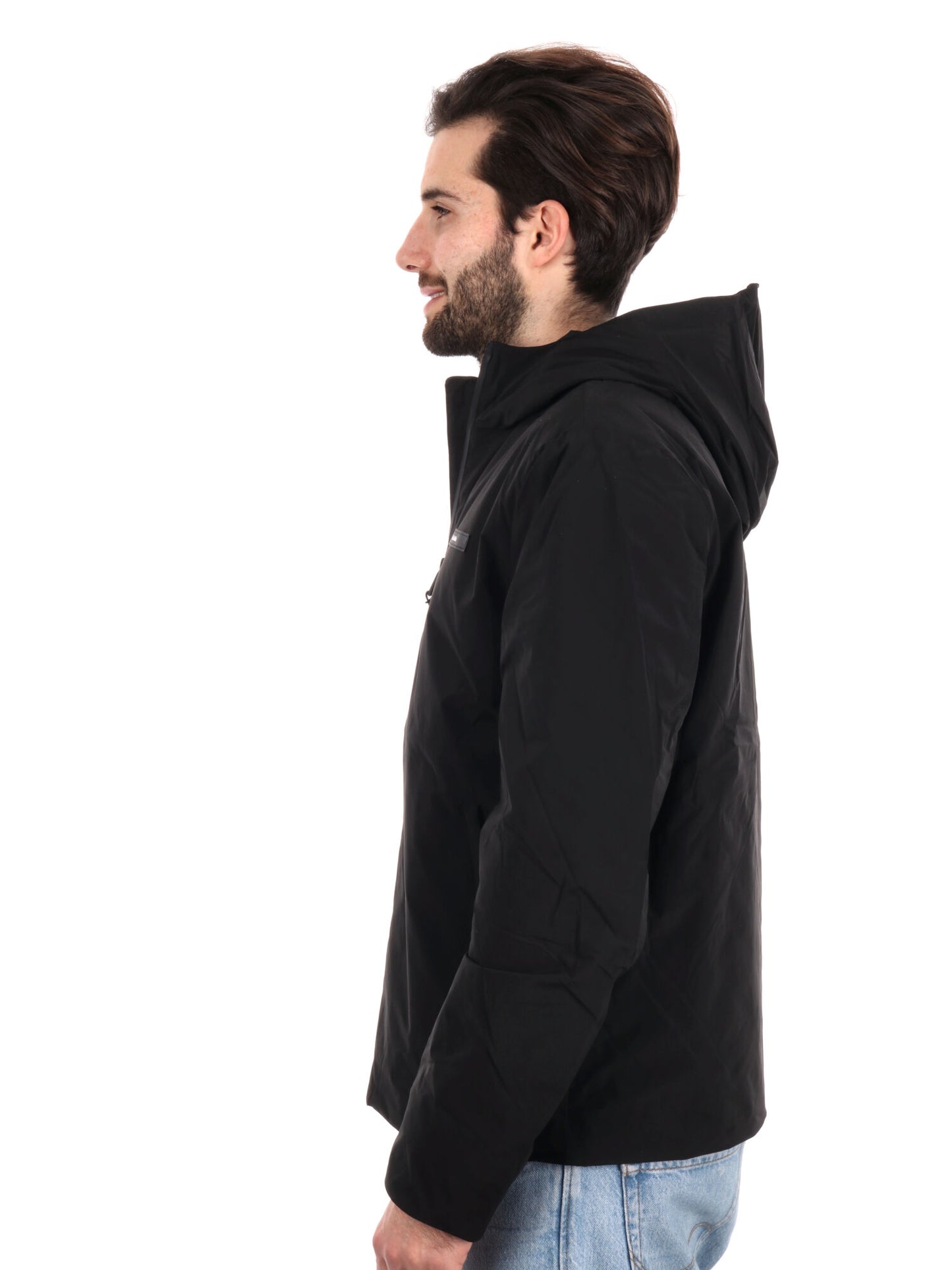 GIUBOTTO CON CAPPUCCIO TECNICO CALVIN KLEIN JEANS UOMO NERO