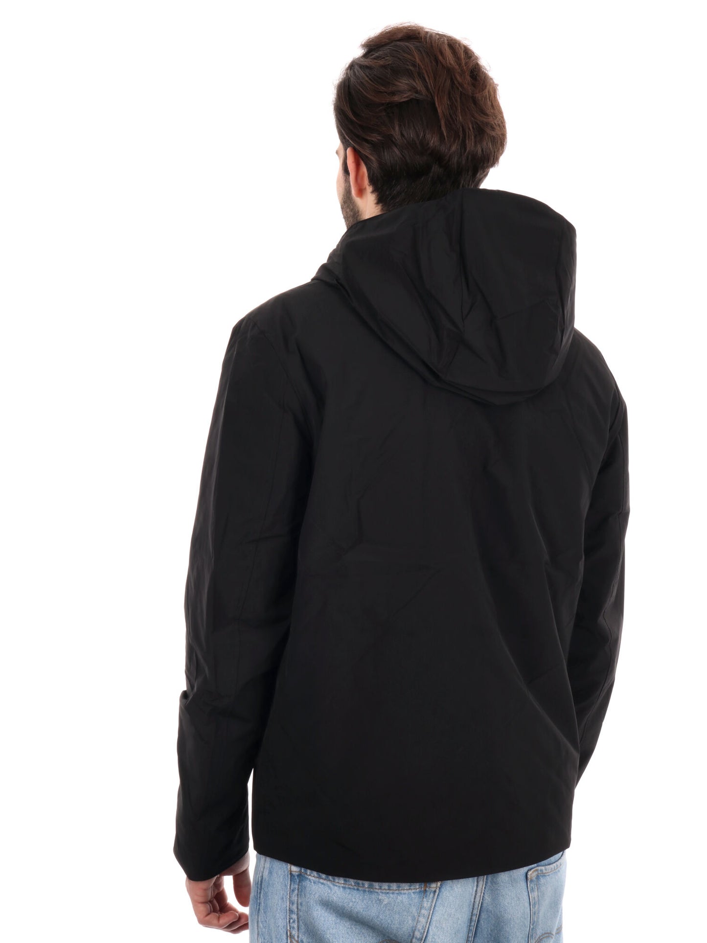GIUBOTTO CON CAPPUCCIO TECNICO CALVIN KLEIN JEANS UOMO NERO